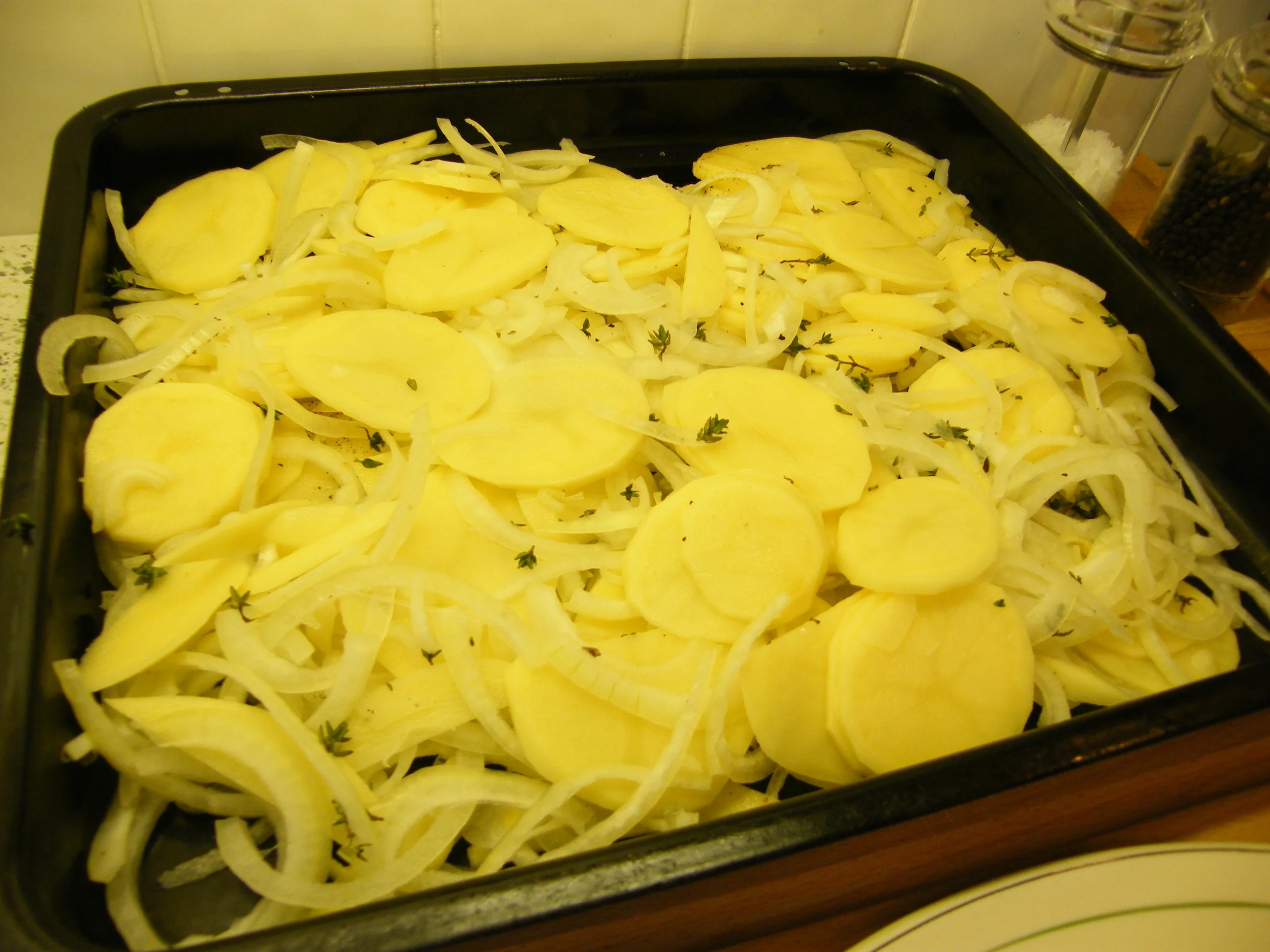 Lamb Shoulder, Potato and Onion