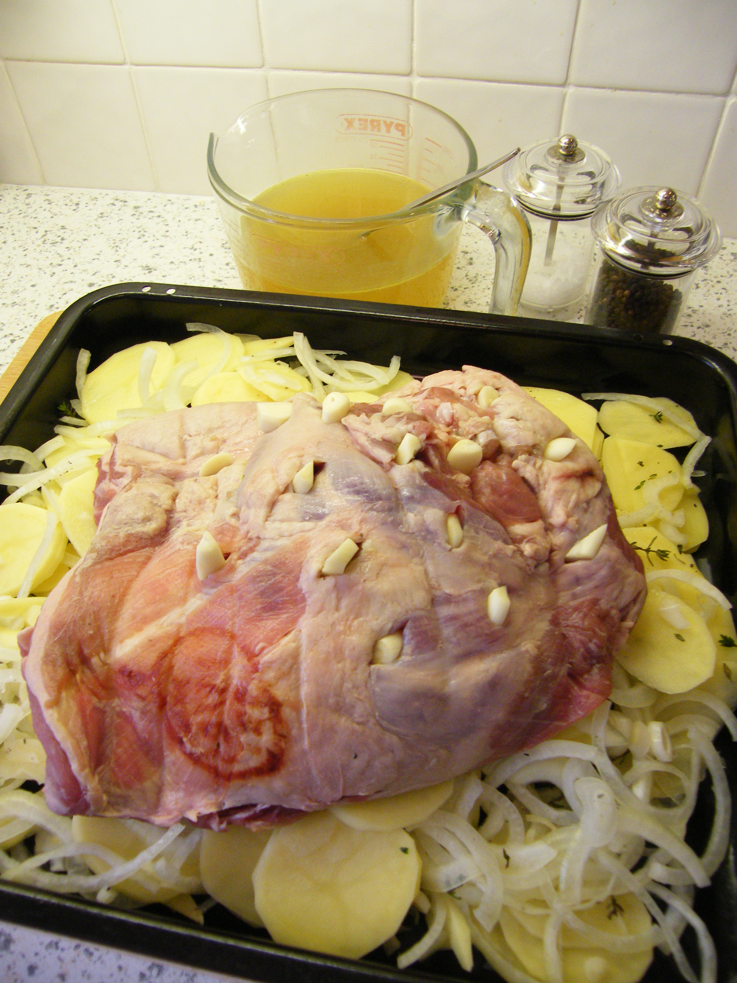 Lamb Shoulder, Potato and Onion