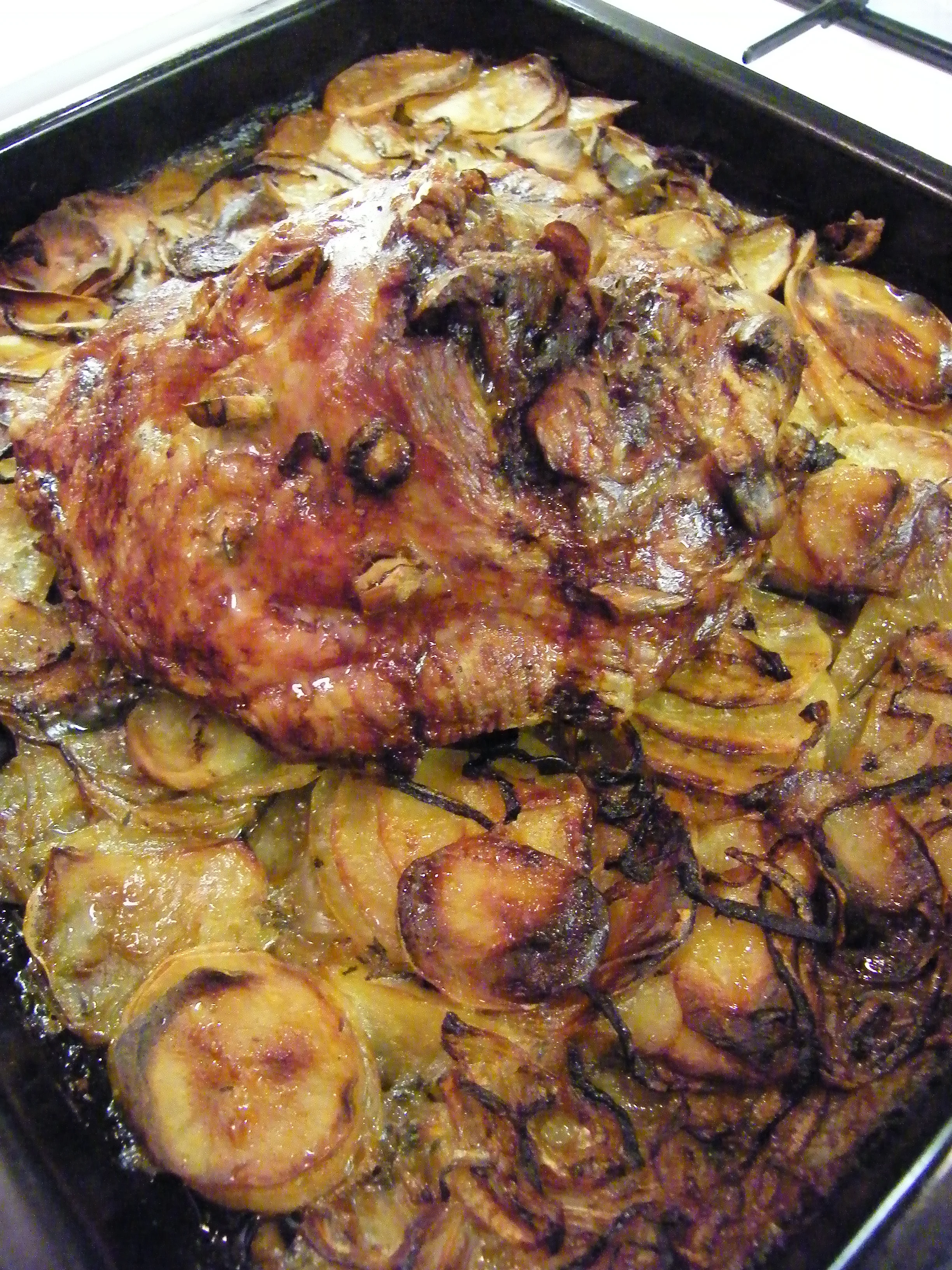 Lamb Shoulder, Potato and Onion