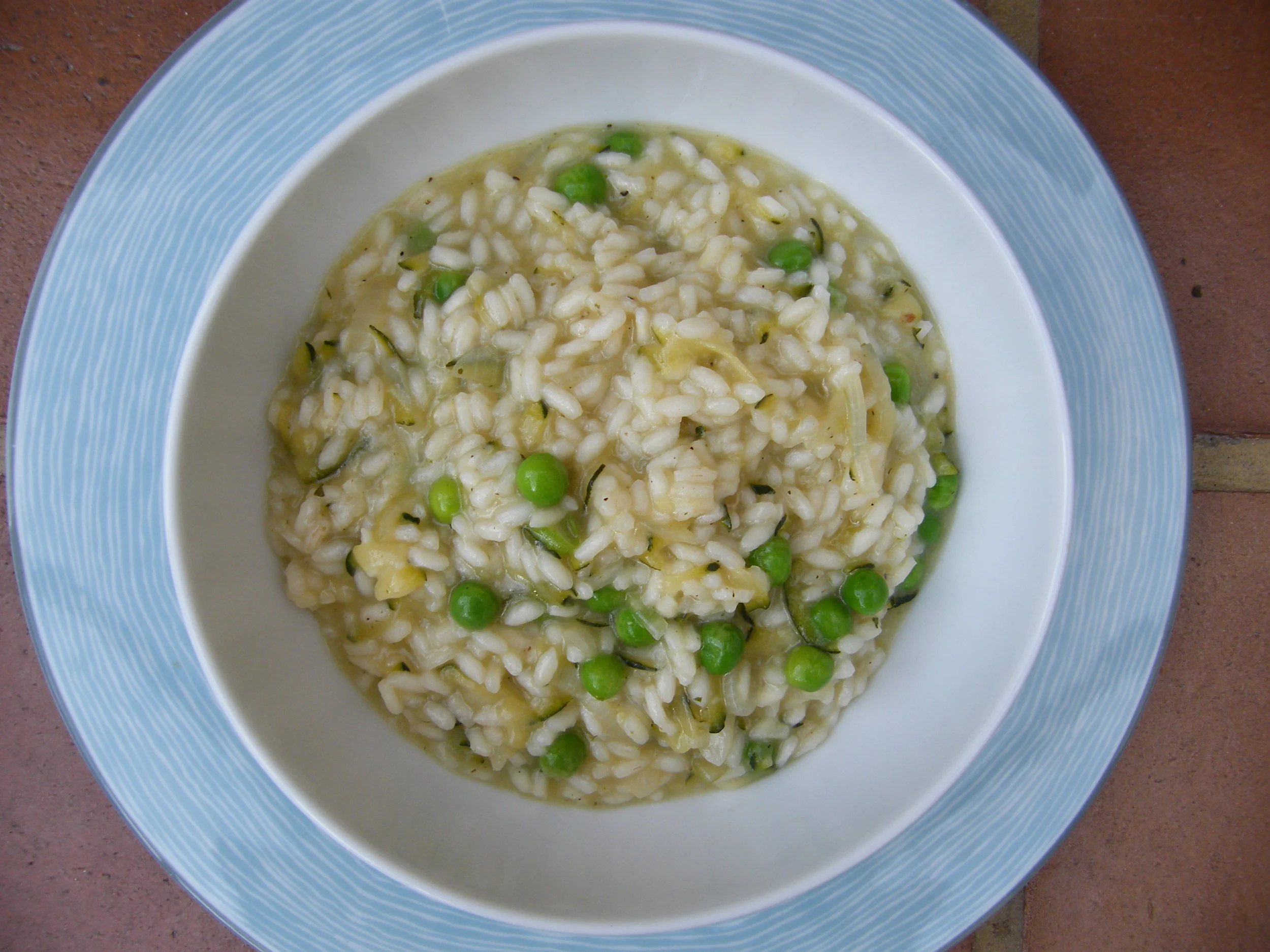 Risotto - Courgette and Pea