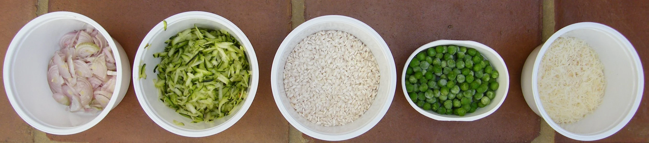 Risotto - Courgette and Pea