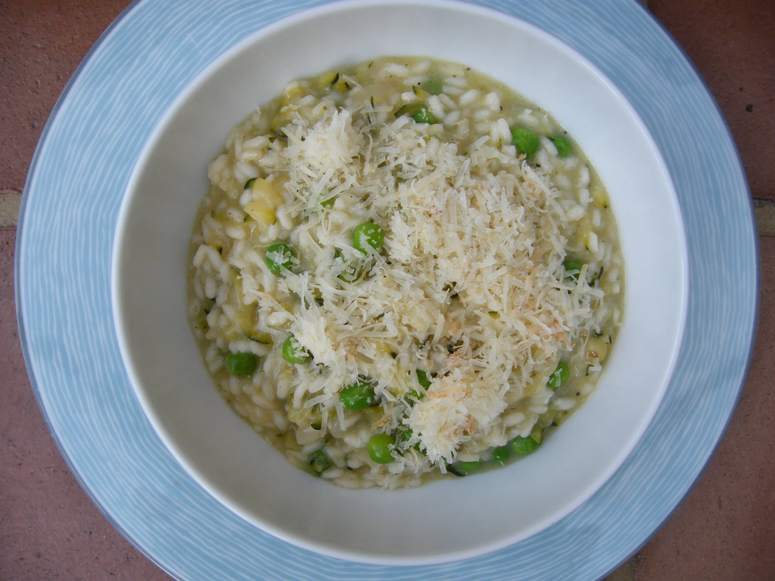 Risotto - Courgette and Pea