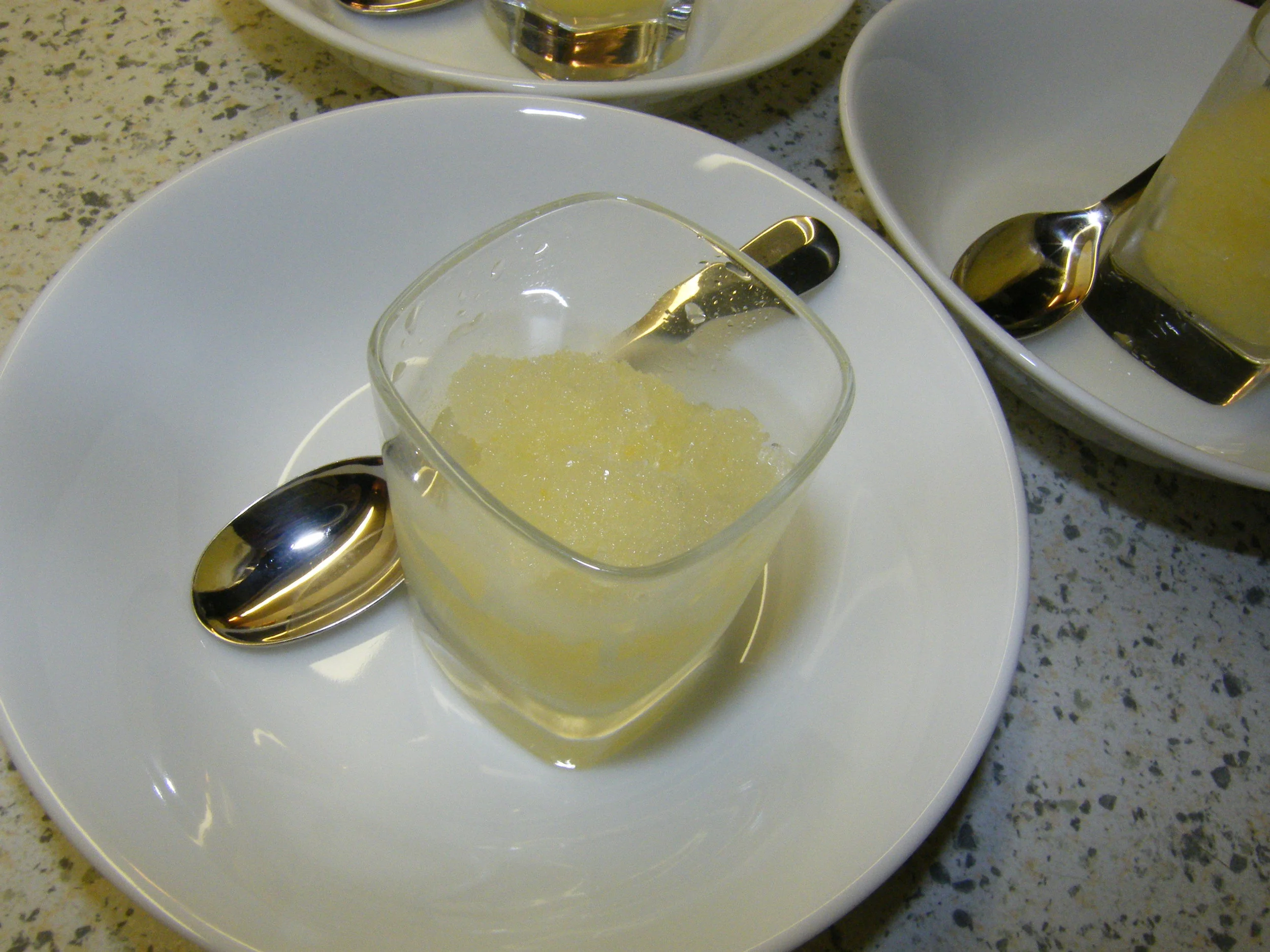 Lemon Vodka Martini Granita