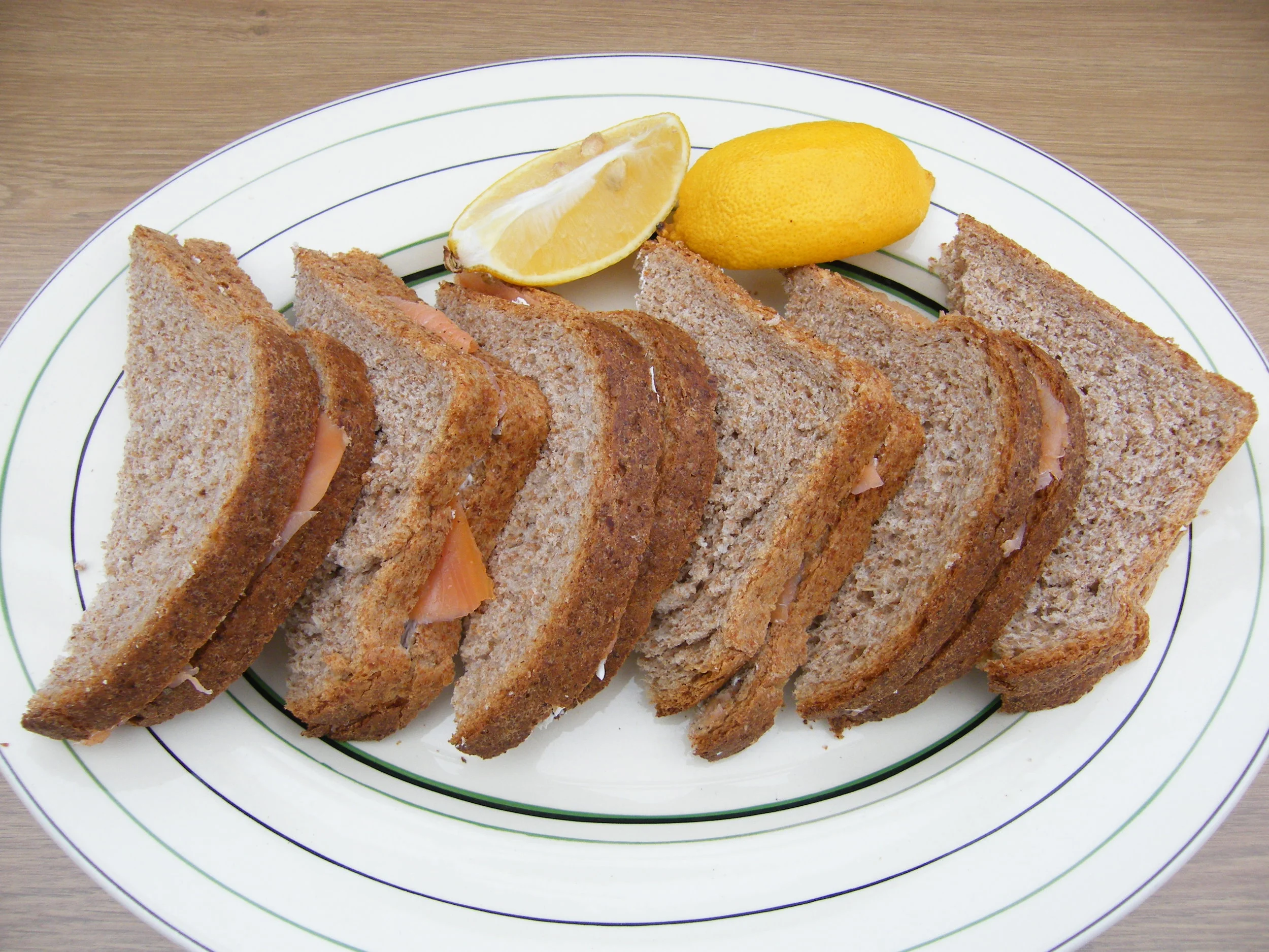 Smoked Salmon & Cream Cheese Sarnies 
