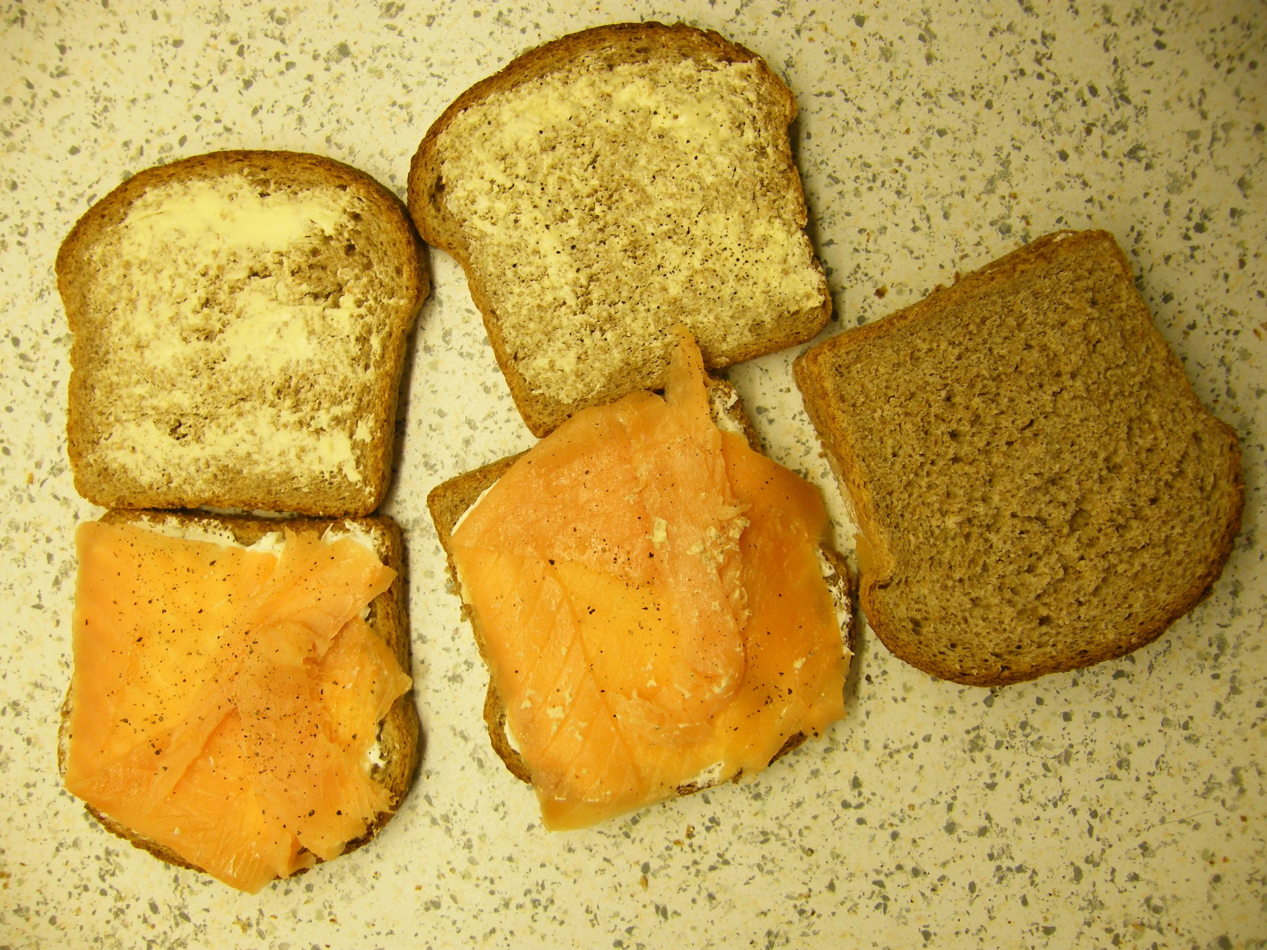 Smoked Salmon & Cream Cheese Sarnies 