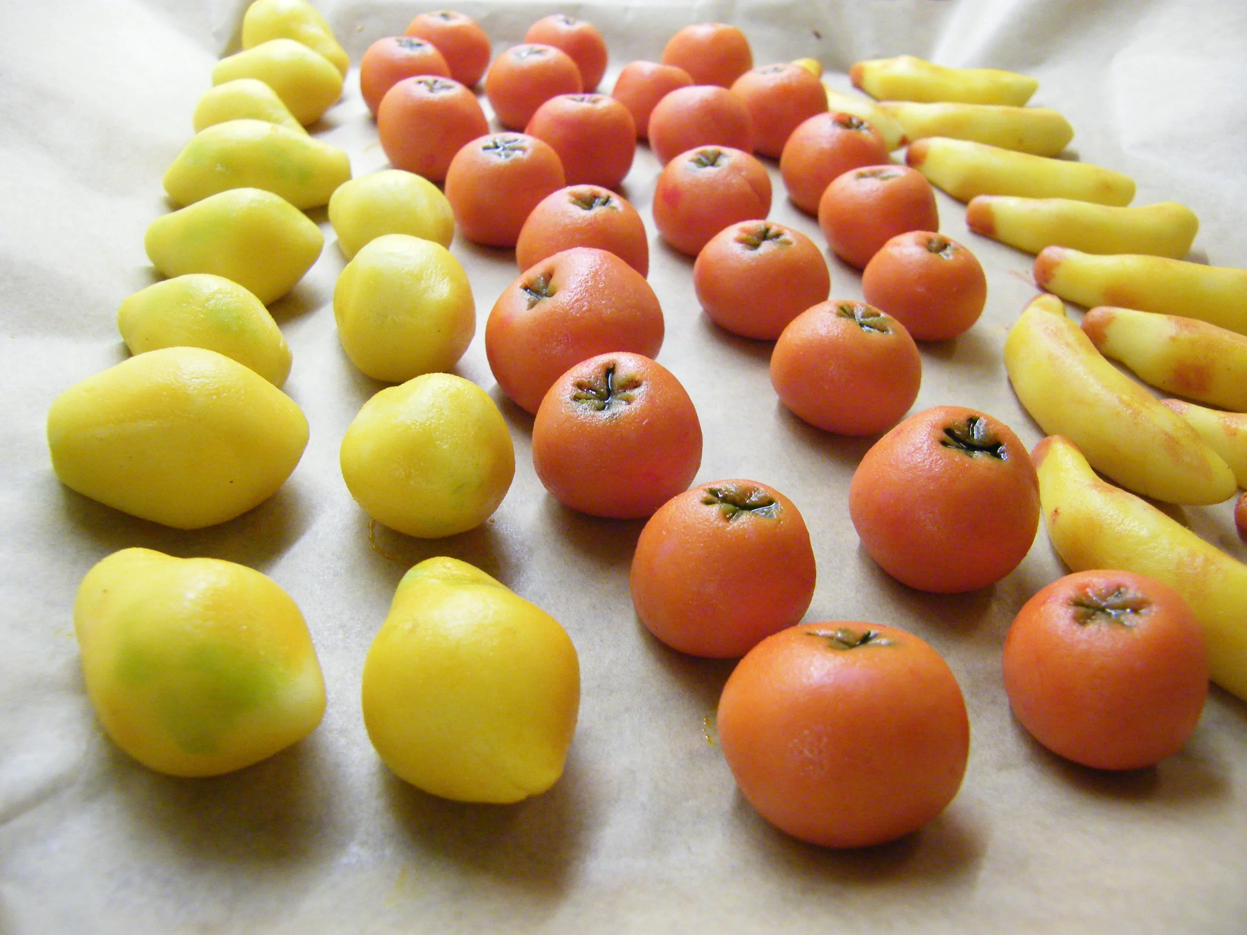 Marzipan Fruits