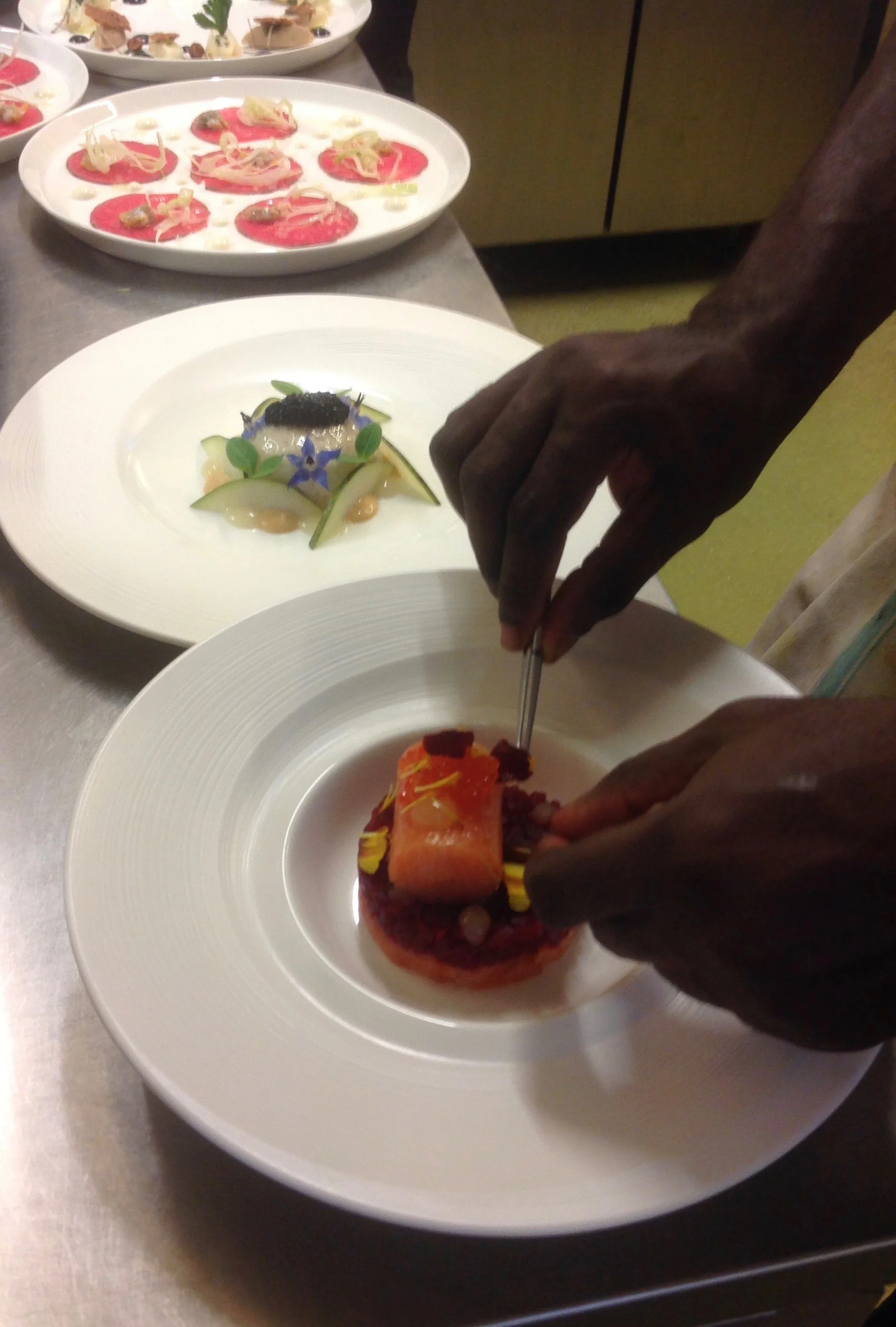 Chef Collins Struts His Stuff