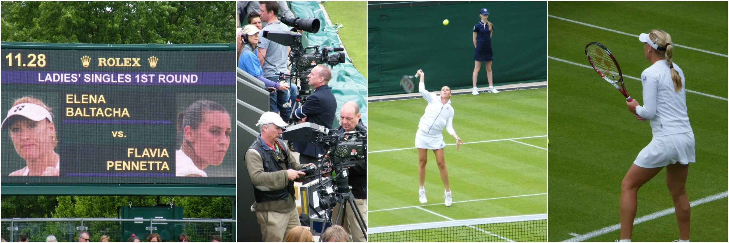 The marvellous game of tennis as we appreciate it so little of the time... away from a television broadcast screen.