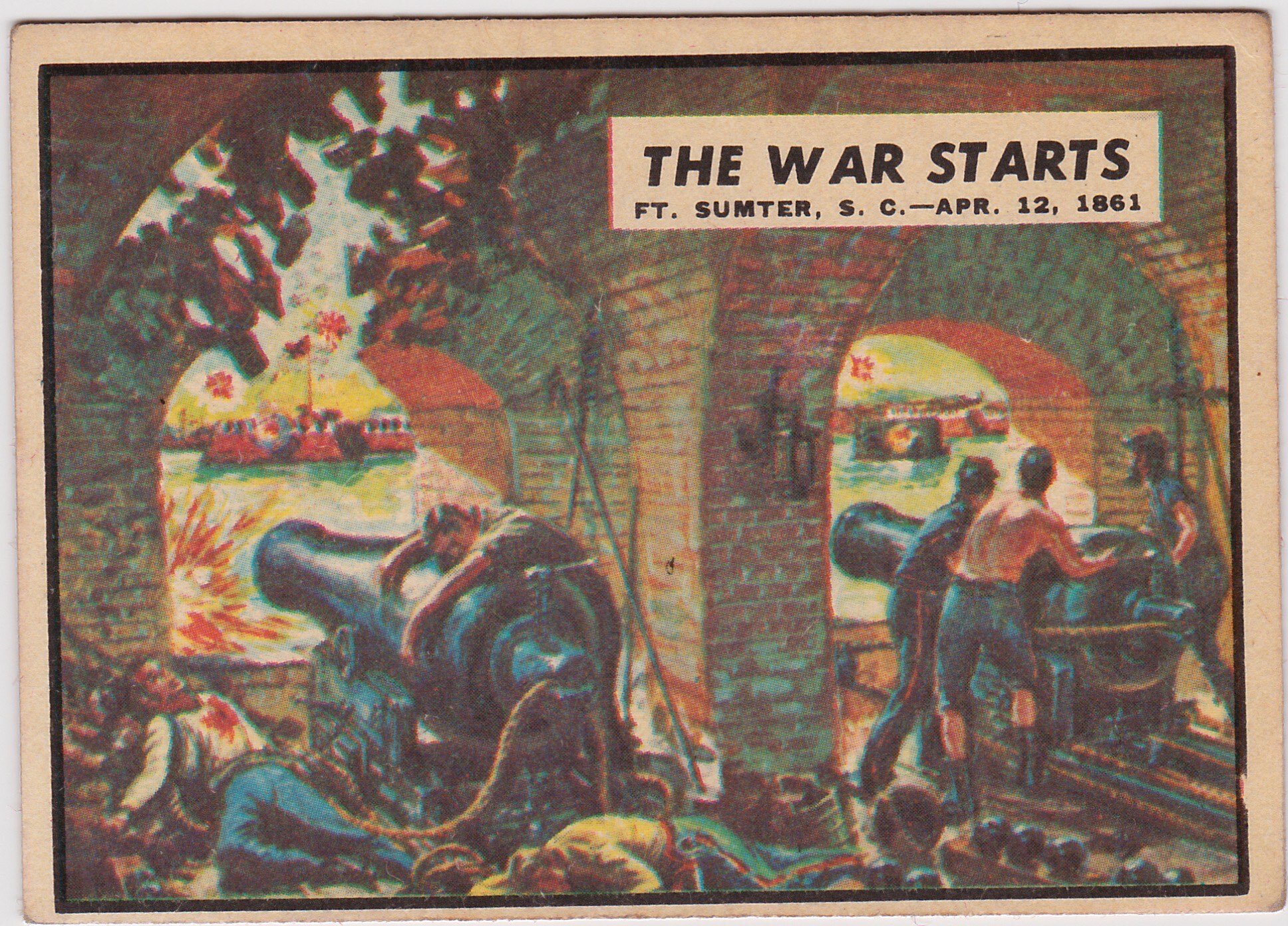 TITLE 44mm QUALITY CARD!!! -#62 A&BC-CIVIL WAR NEWS 1965 