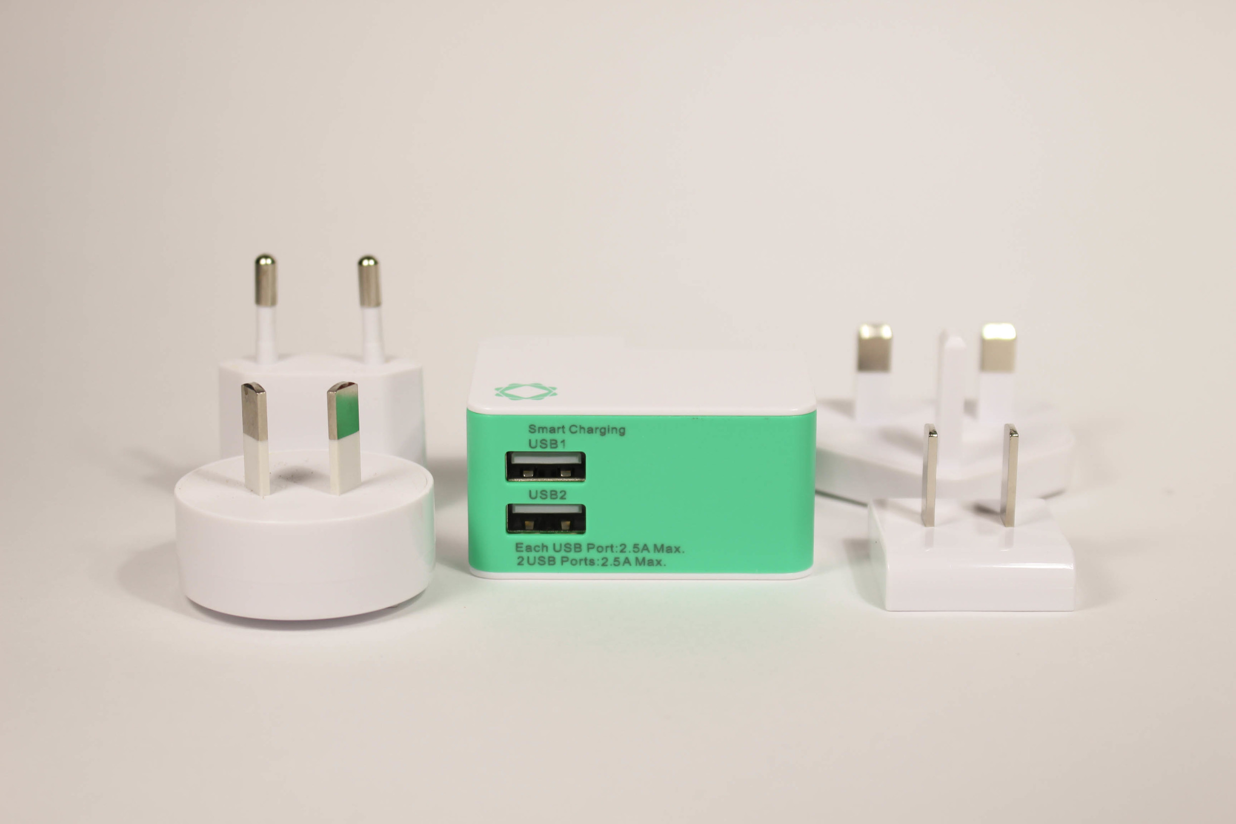 4 Port USB Travel Adapter