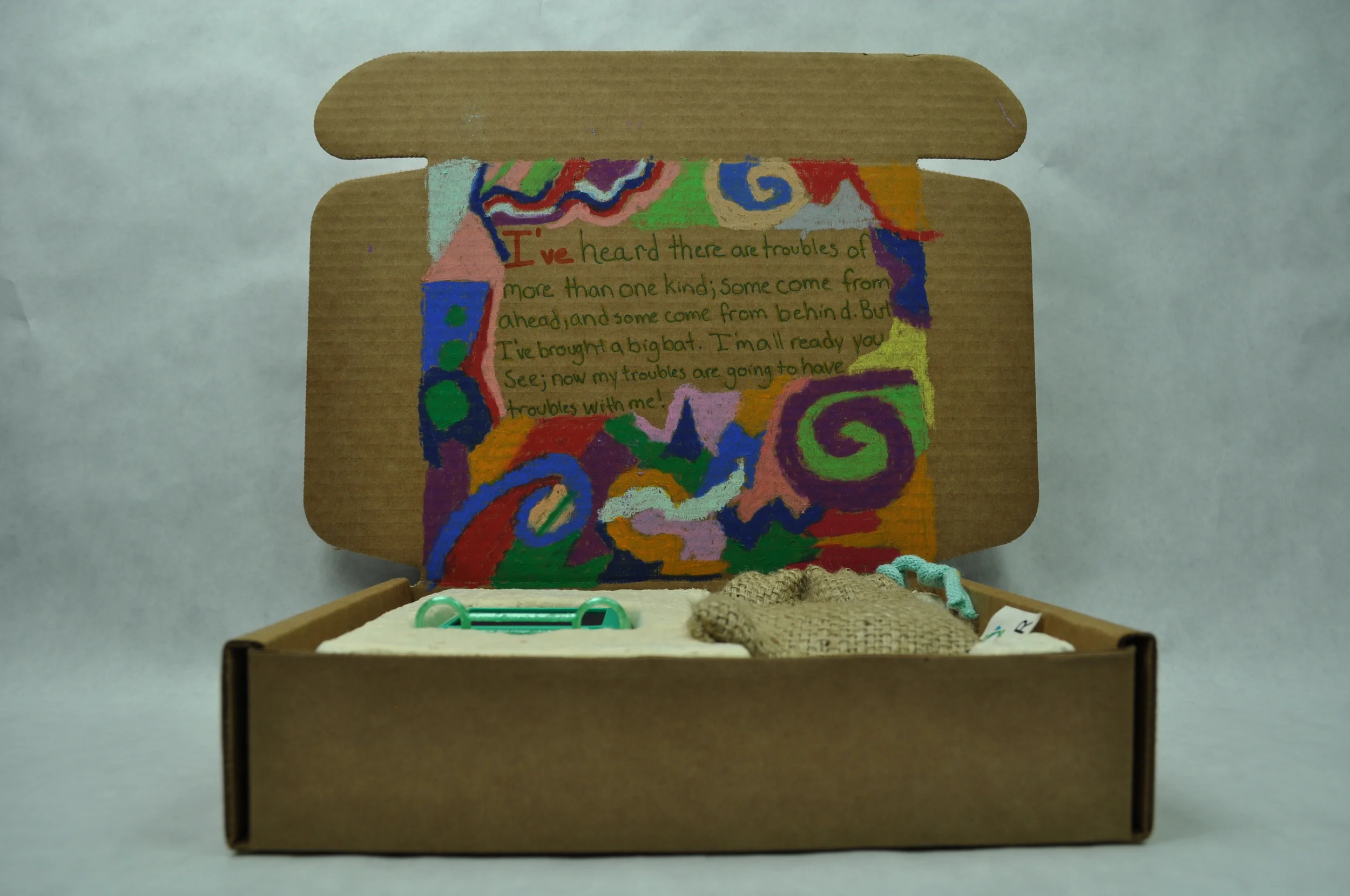 Burlap Accessory Bag