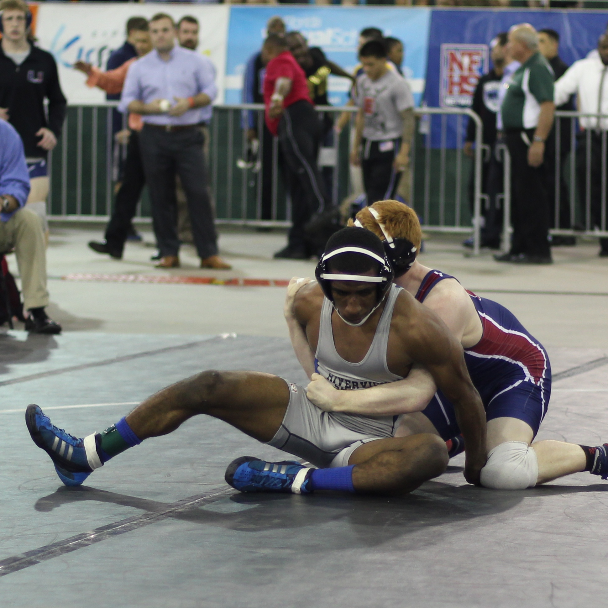Jared Prince downed Clarke 13-4 to win the 2015 132 title