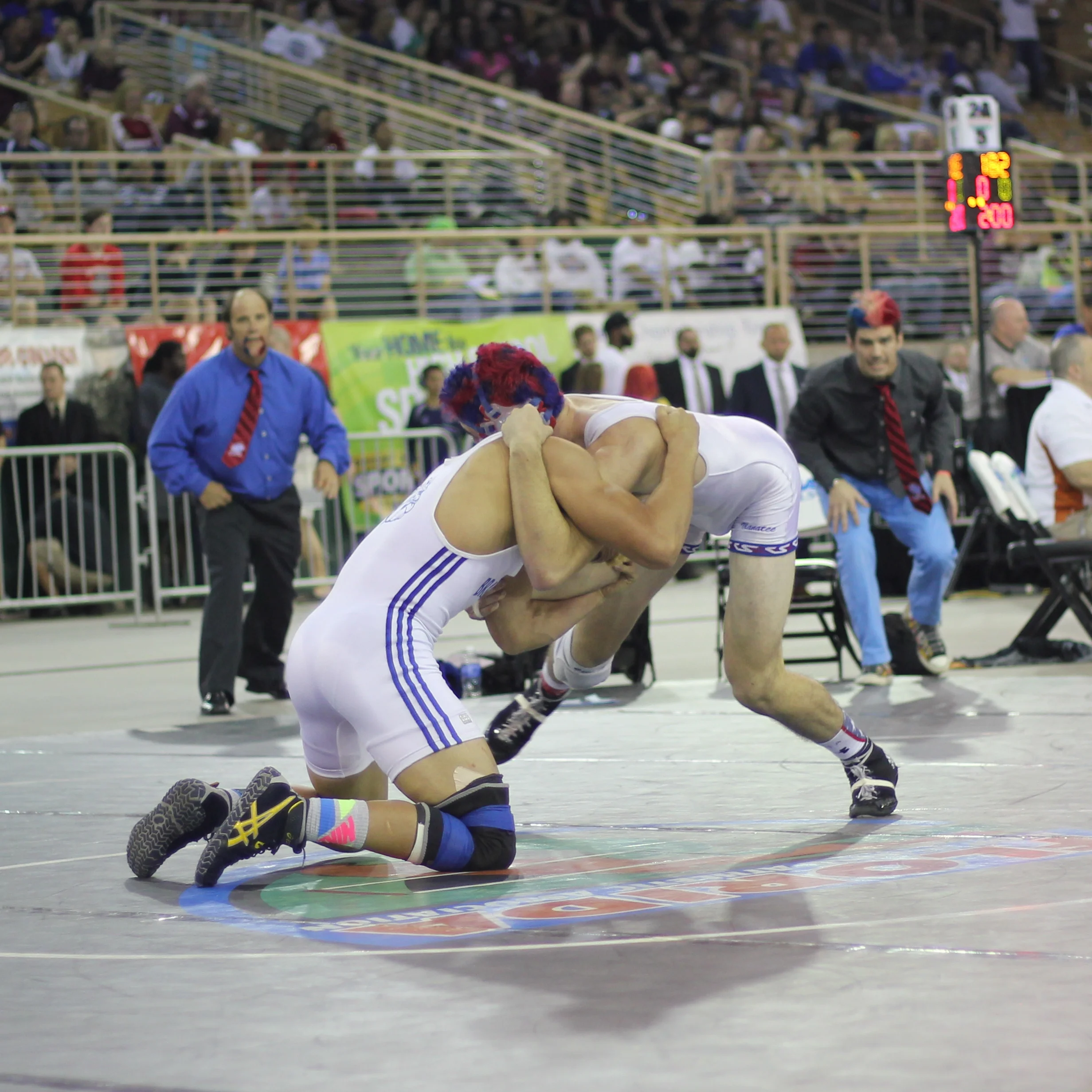 Fulk downed Hope 4-3 sv2 to win the 2015 3A 182 lb. title
