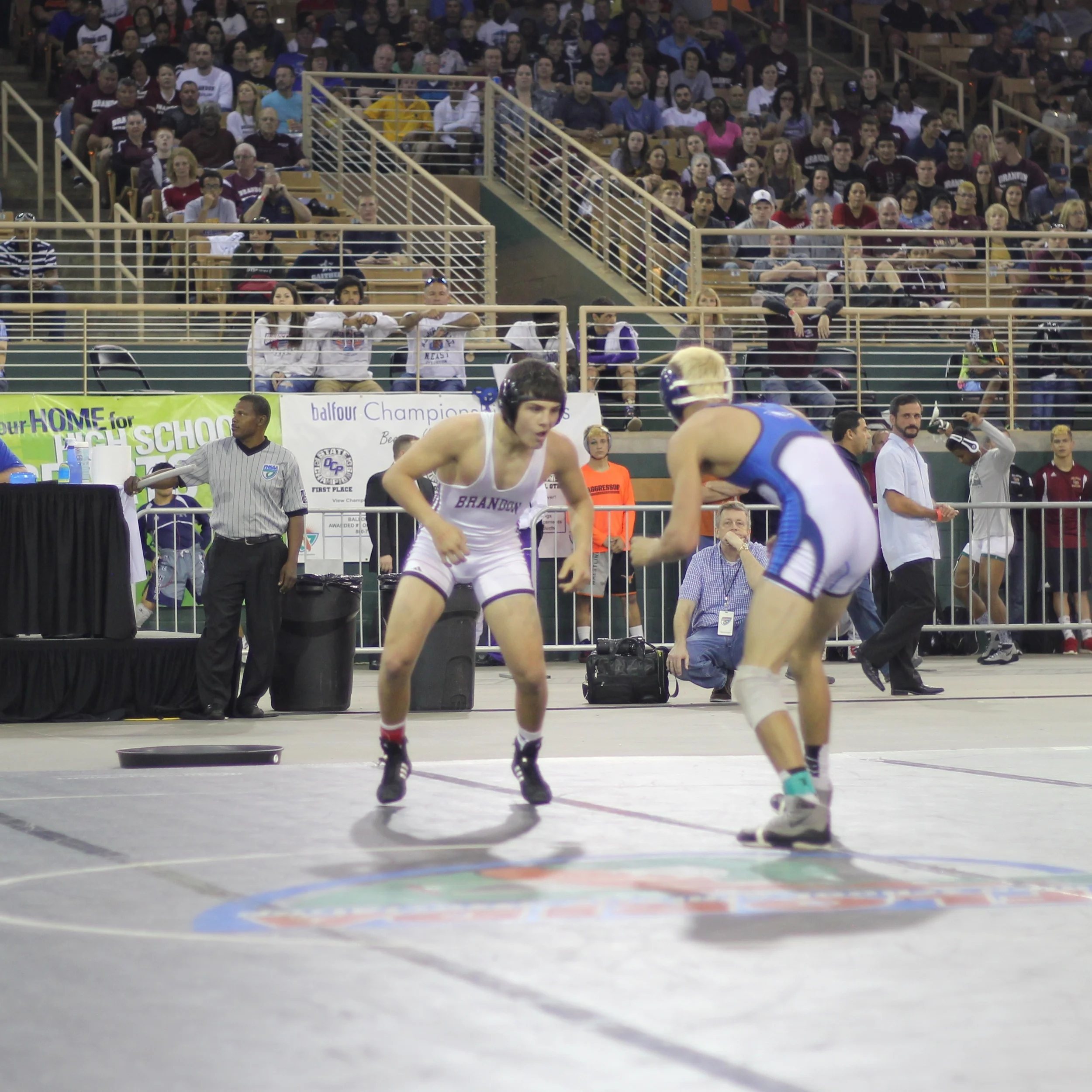 McDonald beat Bruno 5-2 to win the 2015 2A 126 lb. title