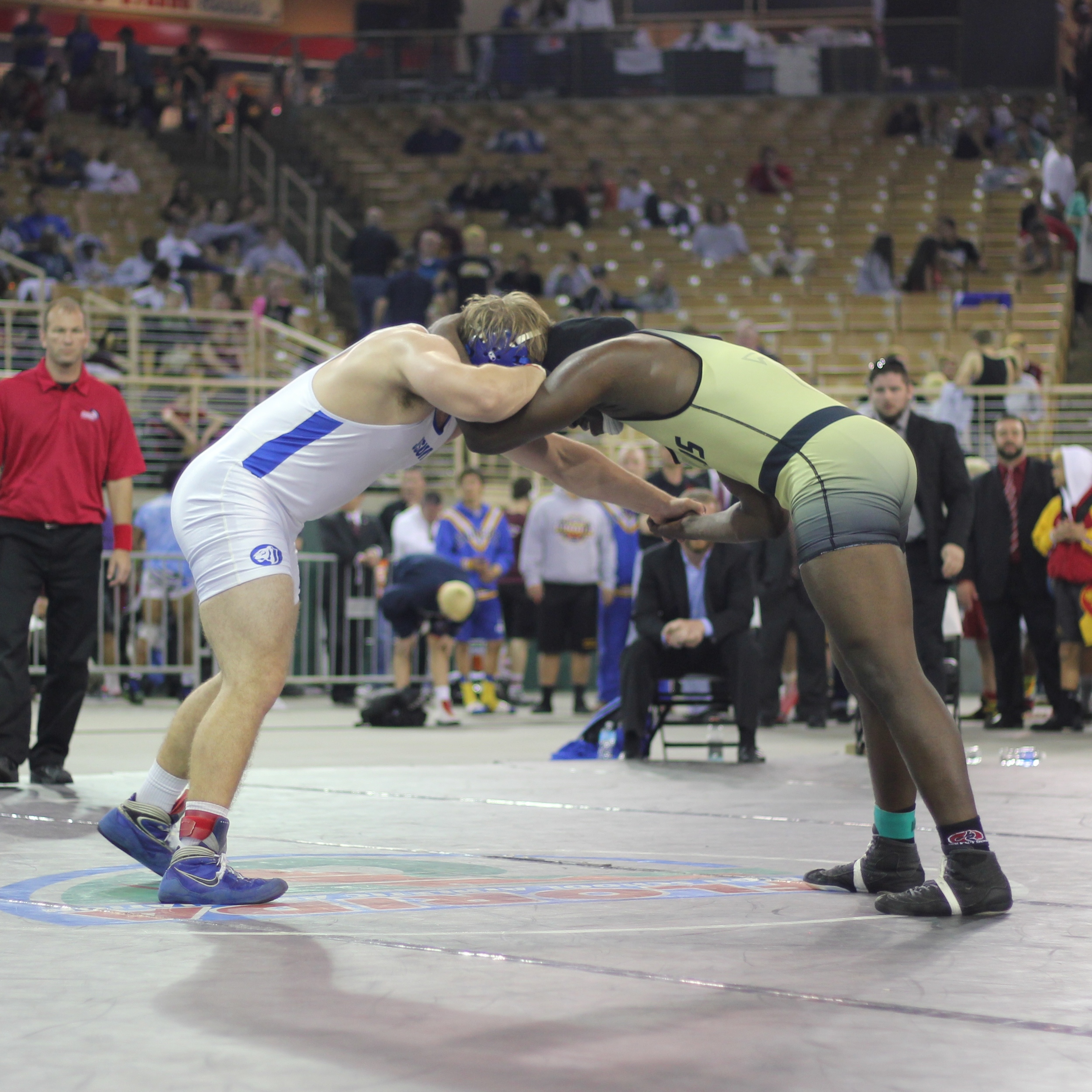 Mosco beat Warren 5-4 2 ot to win the 2015 2A 220 lb. title