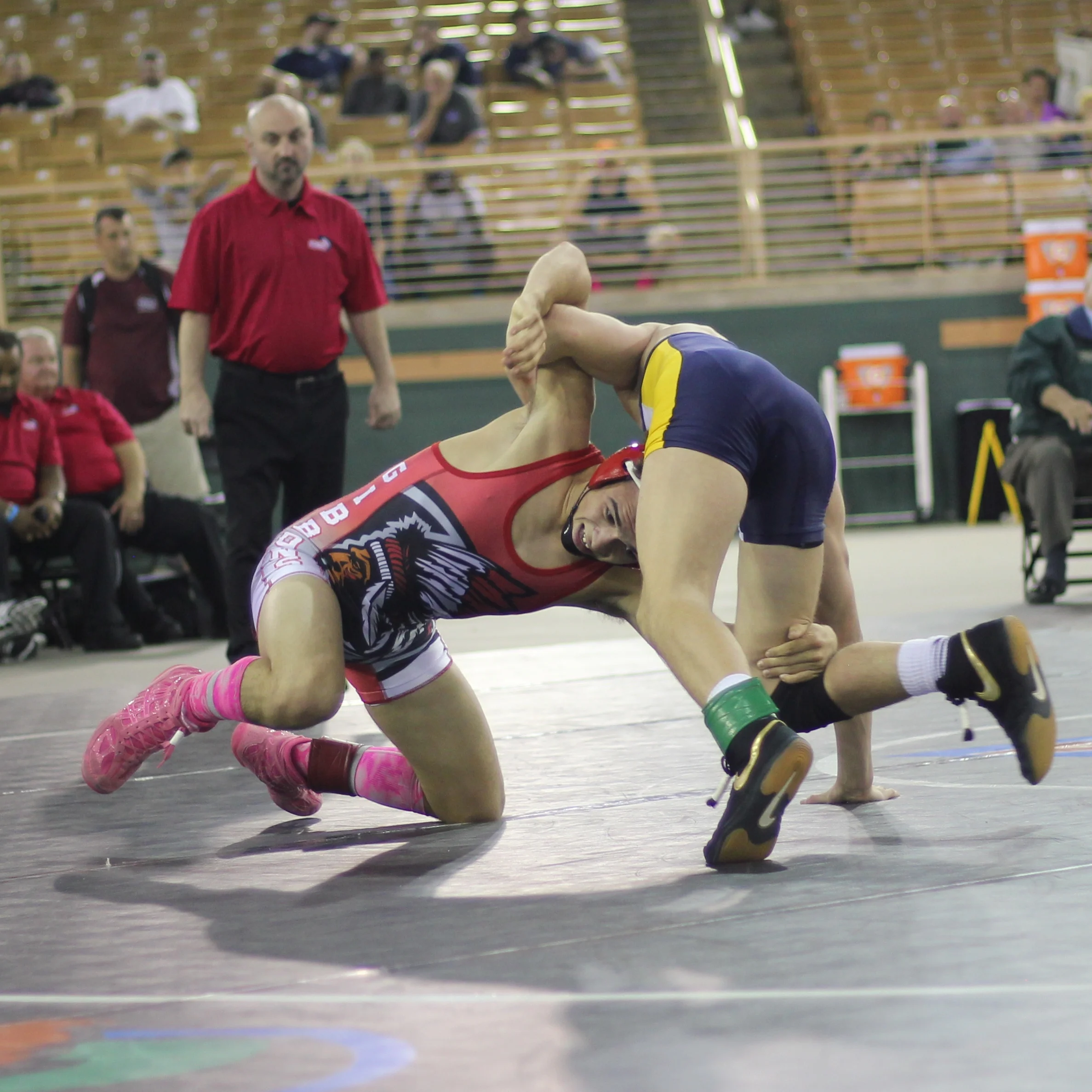 Balmaceda beat Gibson 4-3 to win the 2015 1A 120 lb. title