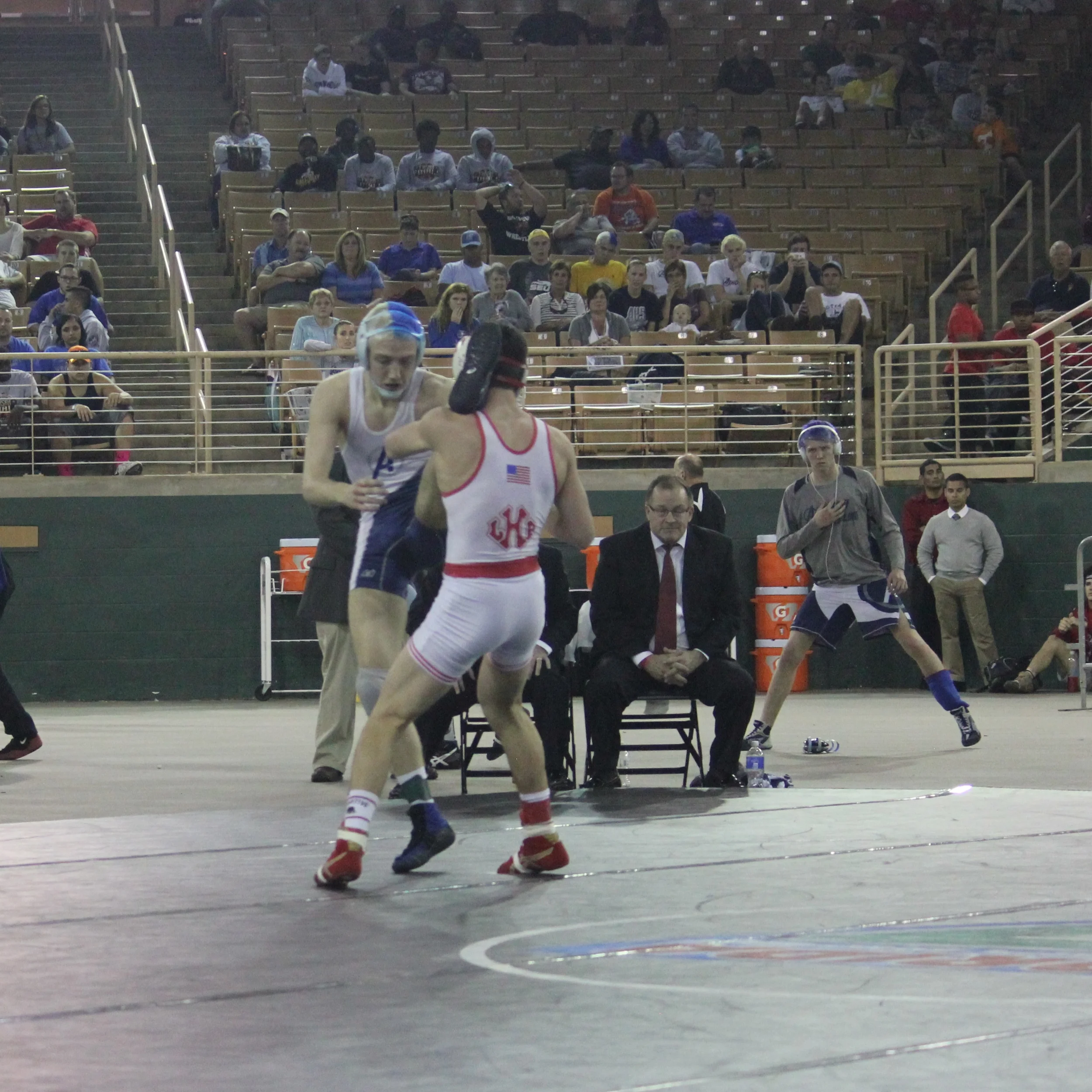 McClanahan beat Brindley 4-3 to win the 2015 1A 126 lb. title
