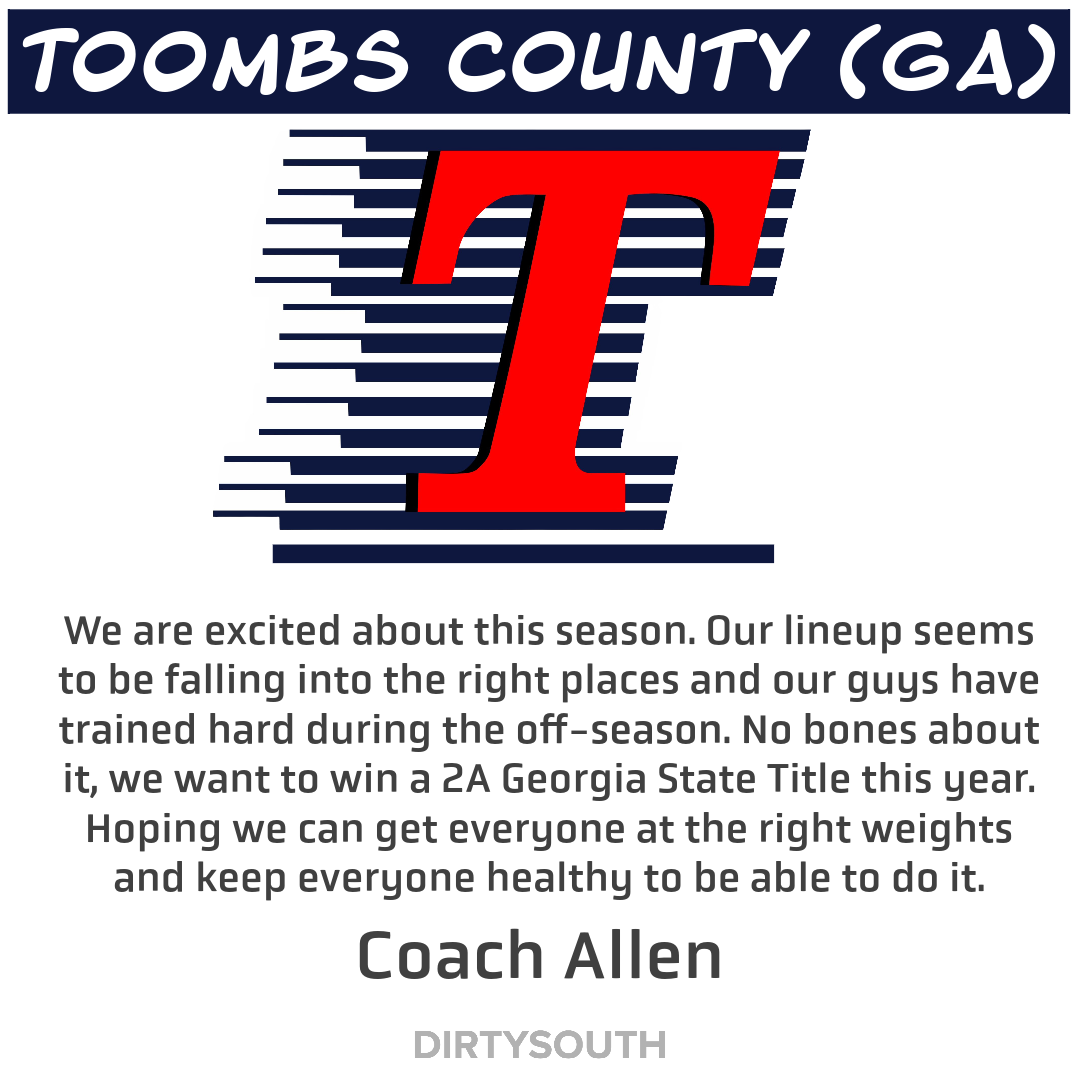 State of the Program Toombs County (GA) — SEWrestle