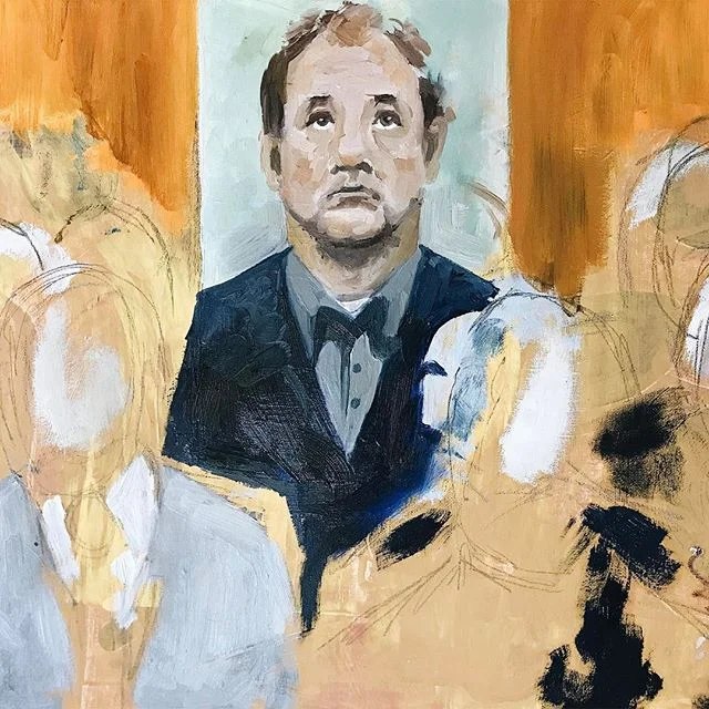 Working on this piece for a Summer of Bill- a film series being held at the Charleston Music Hall over the summer!
In case you haven't heard, I'm extending the deadline to confirm your place as an artist for the Summer of Bill until May 10th. Let me know if you want to be a part of the show! ✌🏽#summerofbillchs #billmurray #lostintranslation