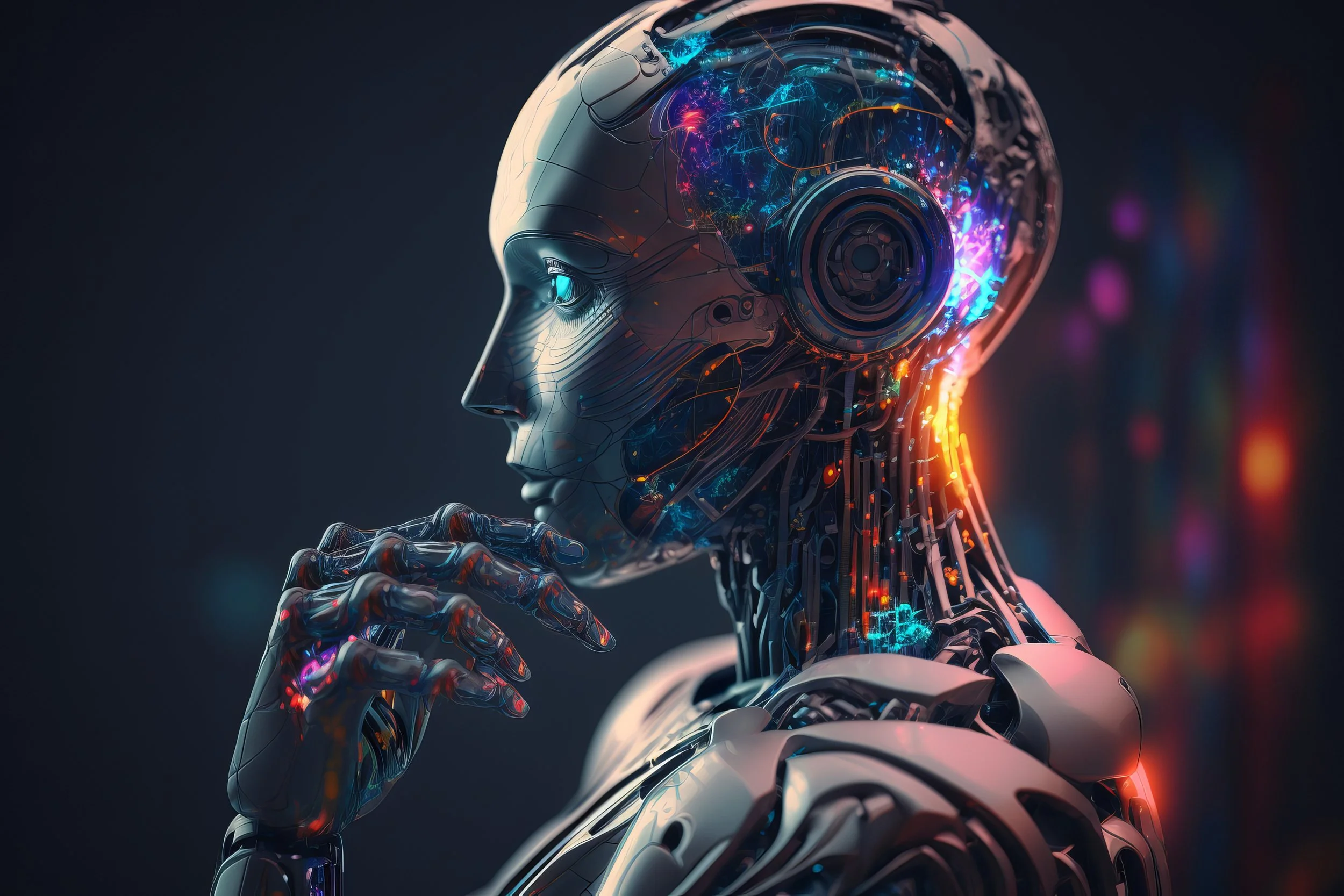 ai-robot-thinking-with-hand-chin-artificial-intelligence-glowing-light-background-generative-ai.jpg