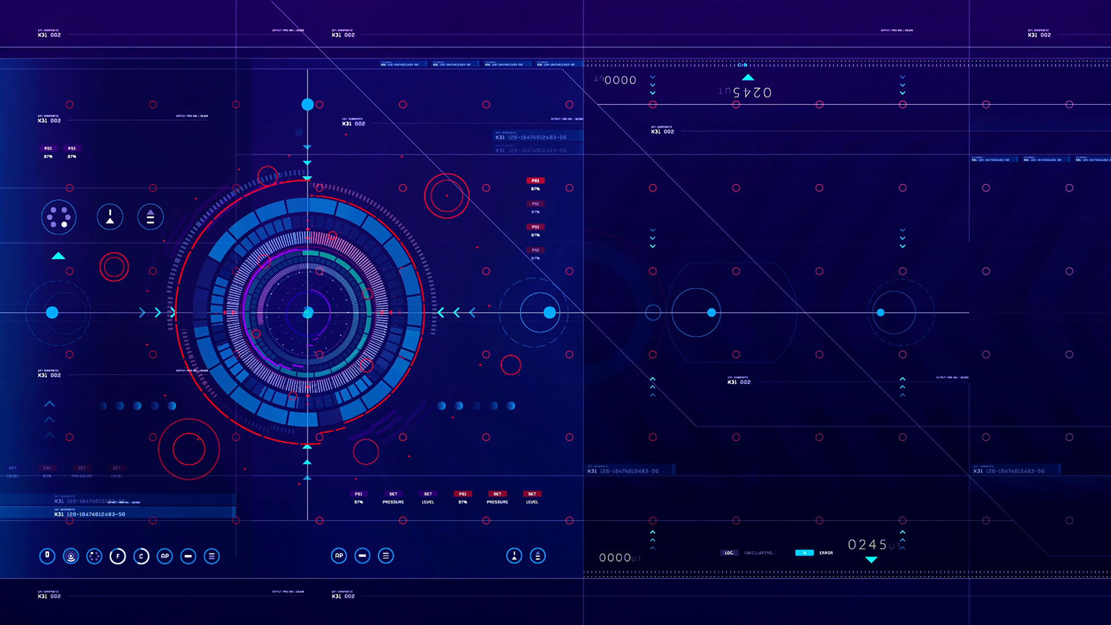 UI do filme Avengers Guerra Infinita.