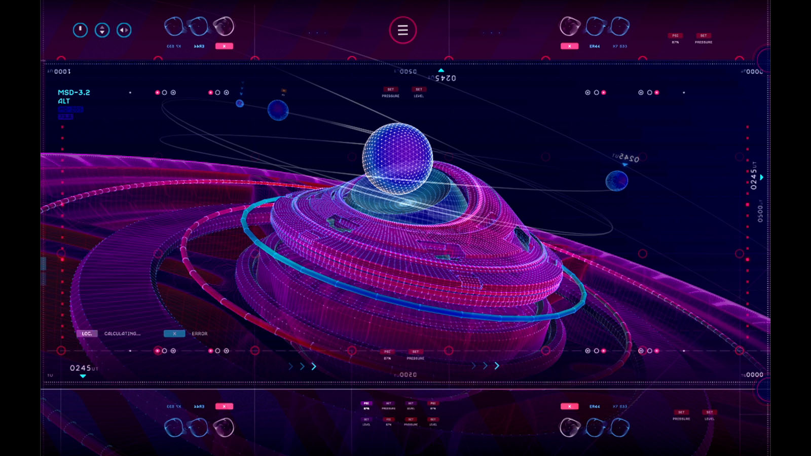UI do filme Avengers Guerra Infinita.