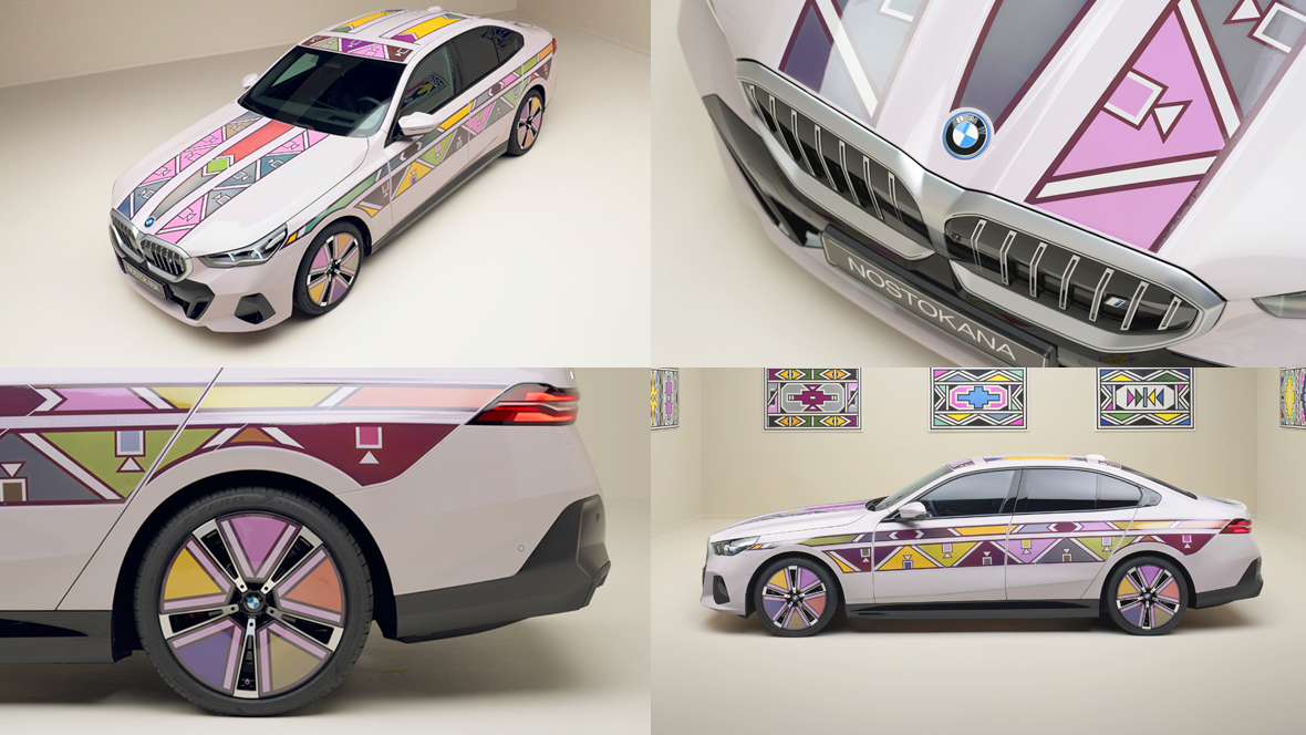 BMW i5 Flow NOSTOKANA - Color Changing Technology