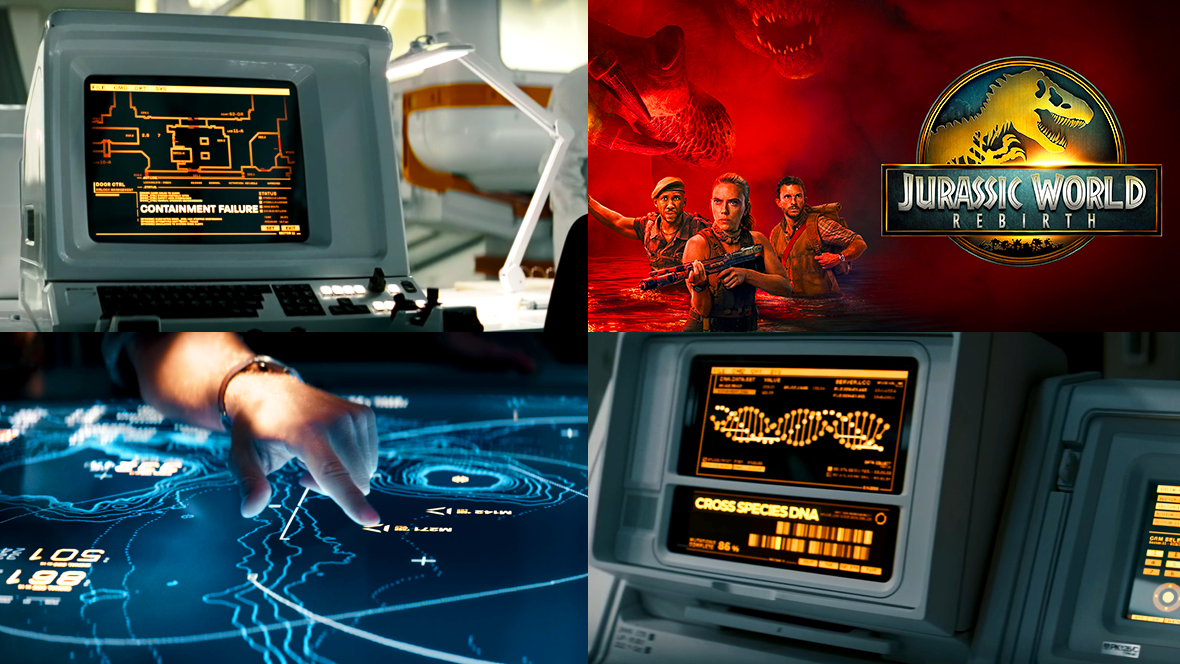 Jurassic World Rebirth UI Designs