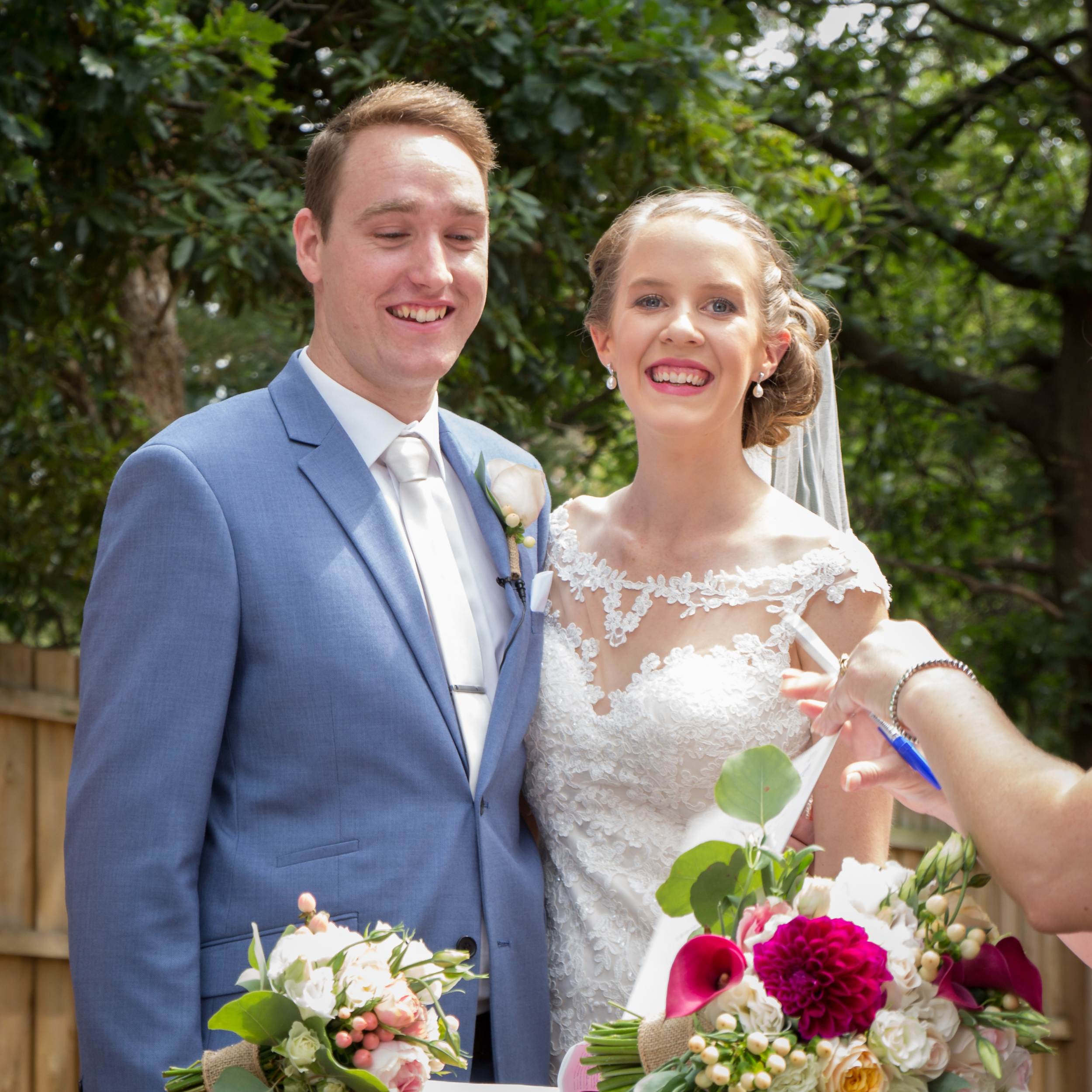 The beautiful Bride and Groom.