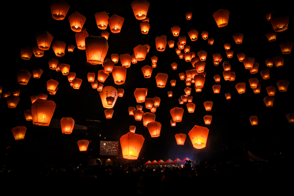 Sky Lantern Josh Ellis Photography, Types Of Lantern Lights In Taiwan
