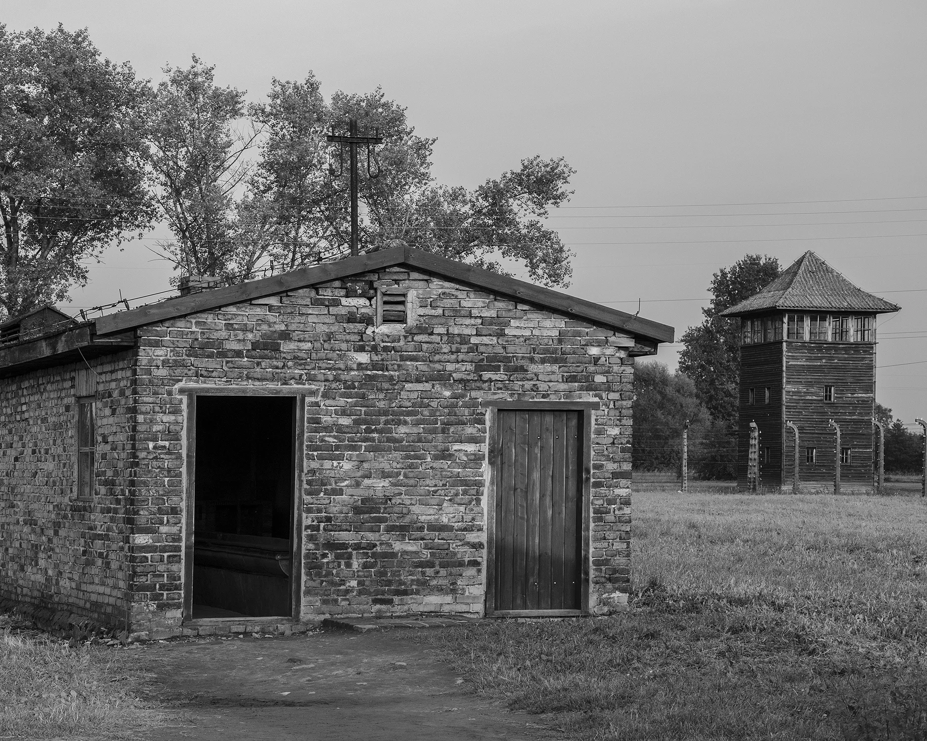 Lavatoio e torretta di guardia - VL Auschwitz II-Birkenau