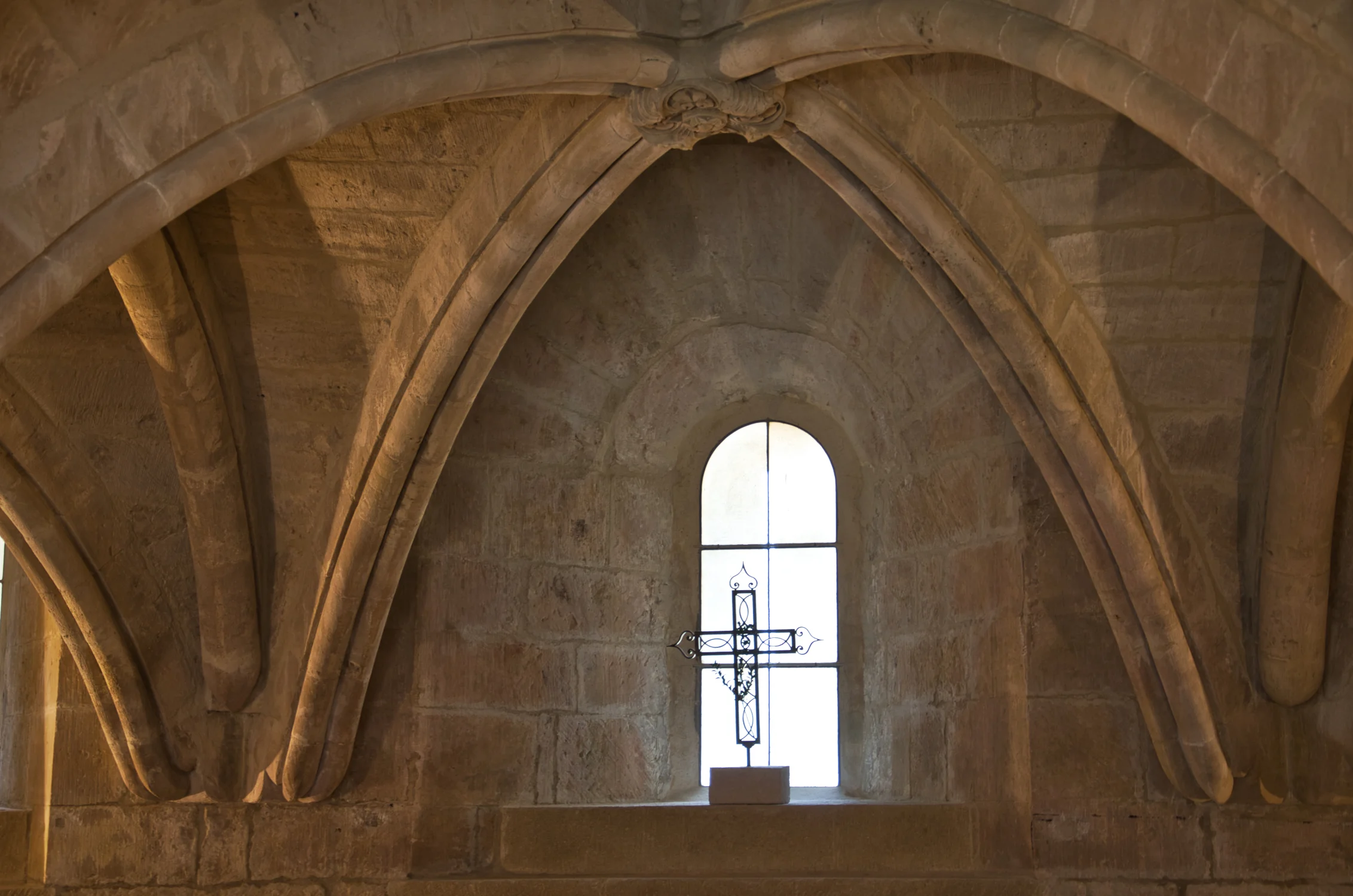 Sala Capitolare - Abbazia di Sénanque - Provenza - Francia