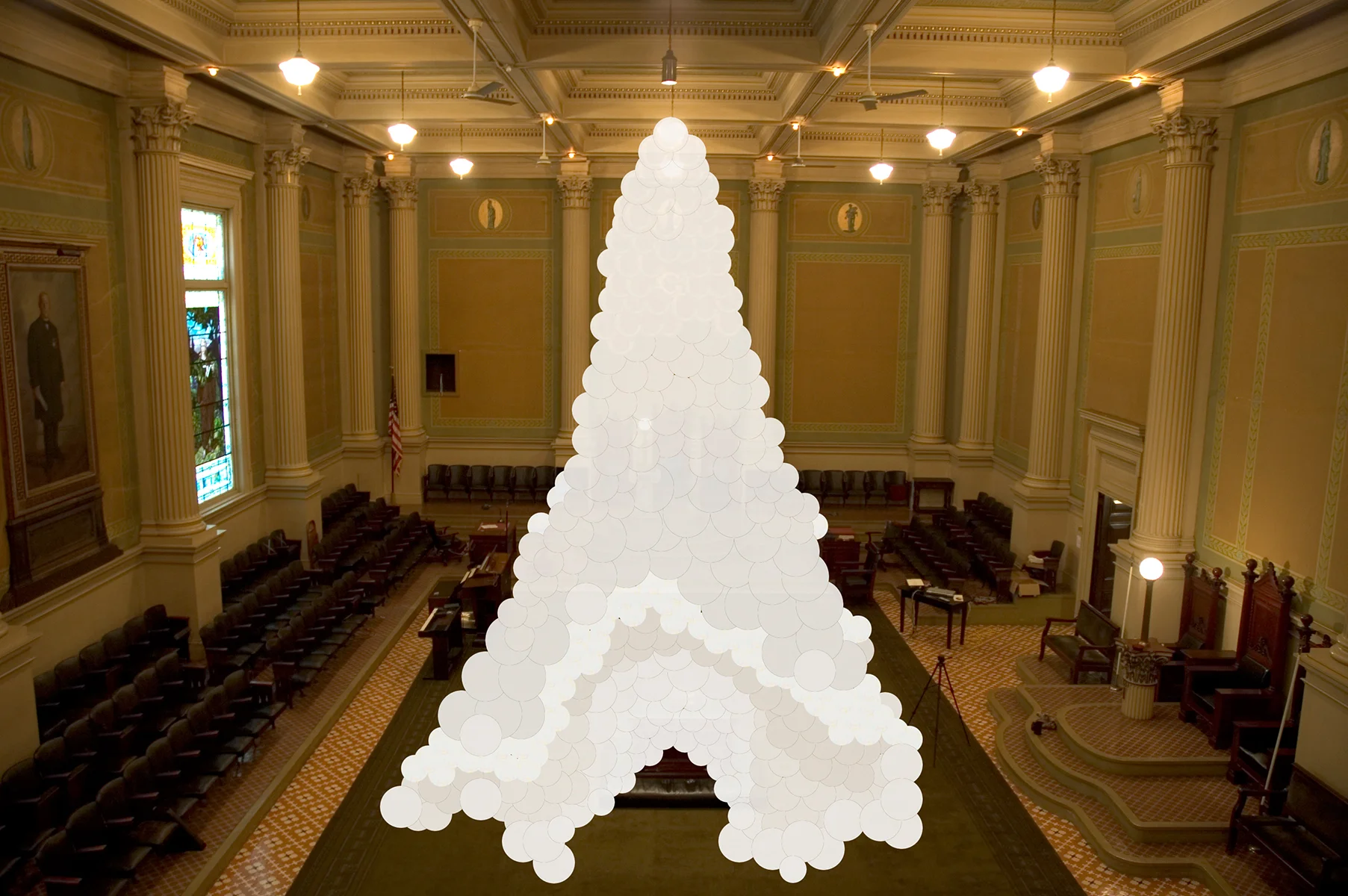 Corinthian Hall Photoshop Collage