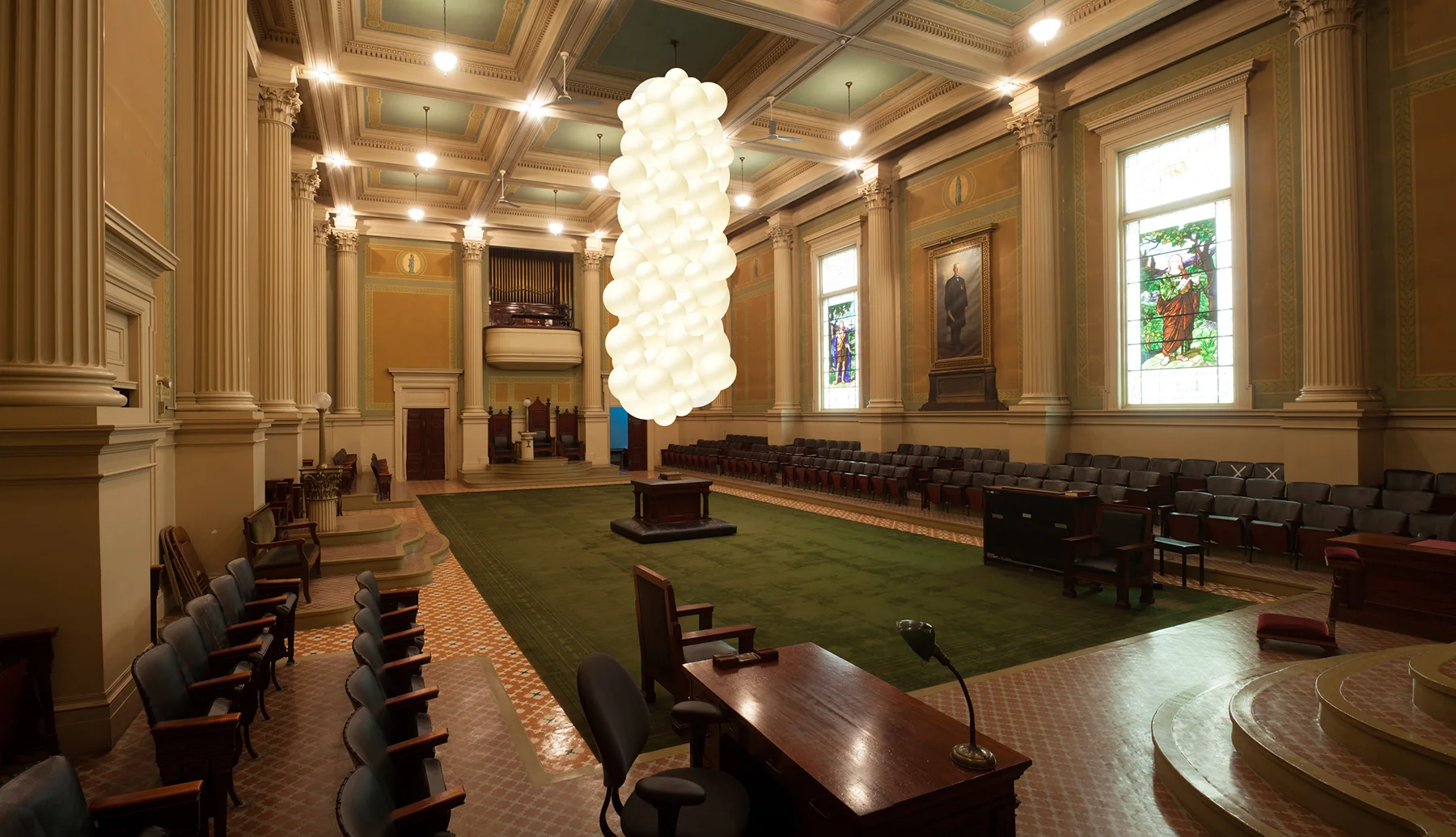 Corinthian Hall Photoshop Mock-Up