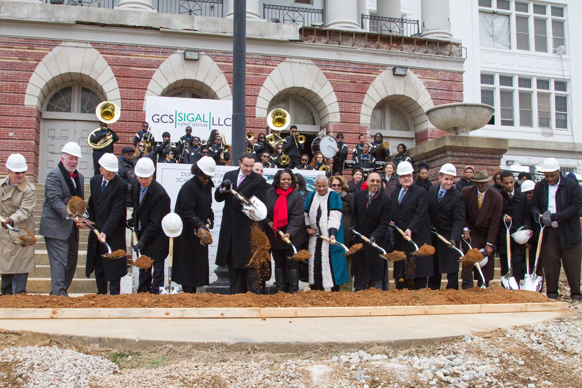 Groundbreaking for Ellington School