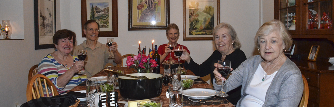 Pot Luck at home of Linda Brooks - Oct 3, 2014
