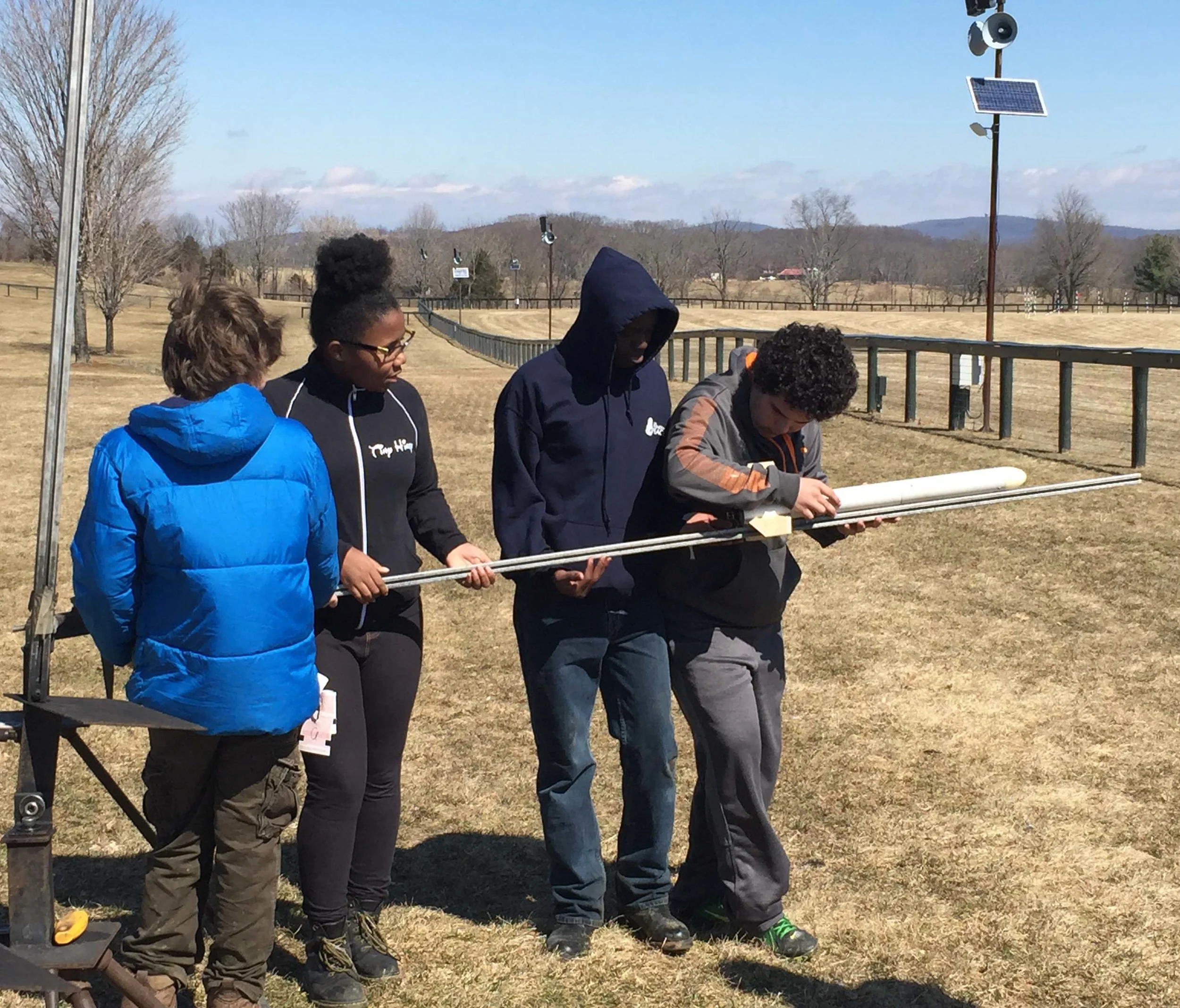 Altitude + Attitude = Hardy Rocketry Team 