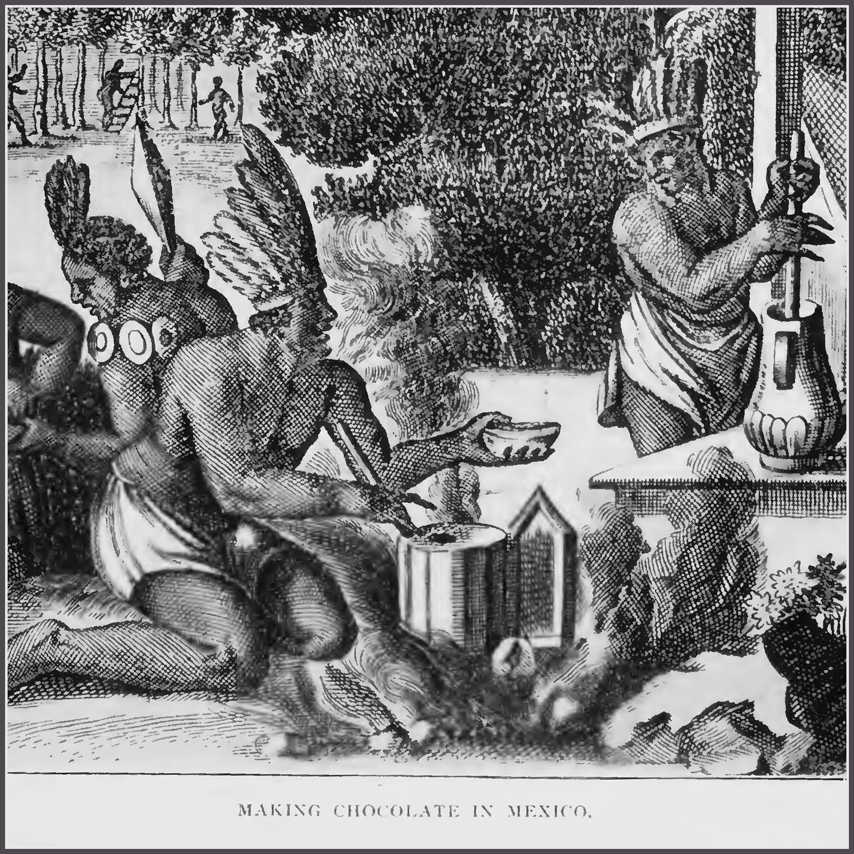 Image from Cocoa and chocolate: a short history of their production and use by walter baker & Company, 1907. Library of Congress/the internet archive.