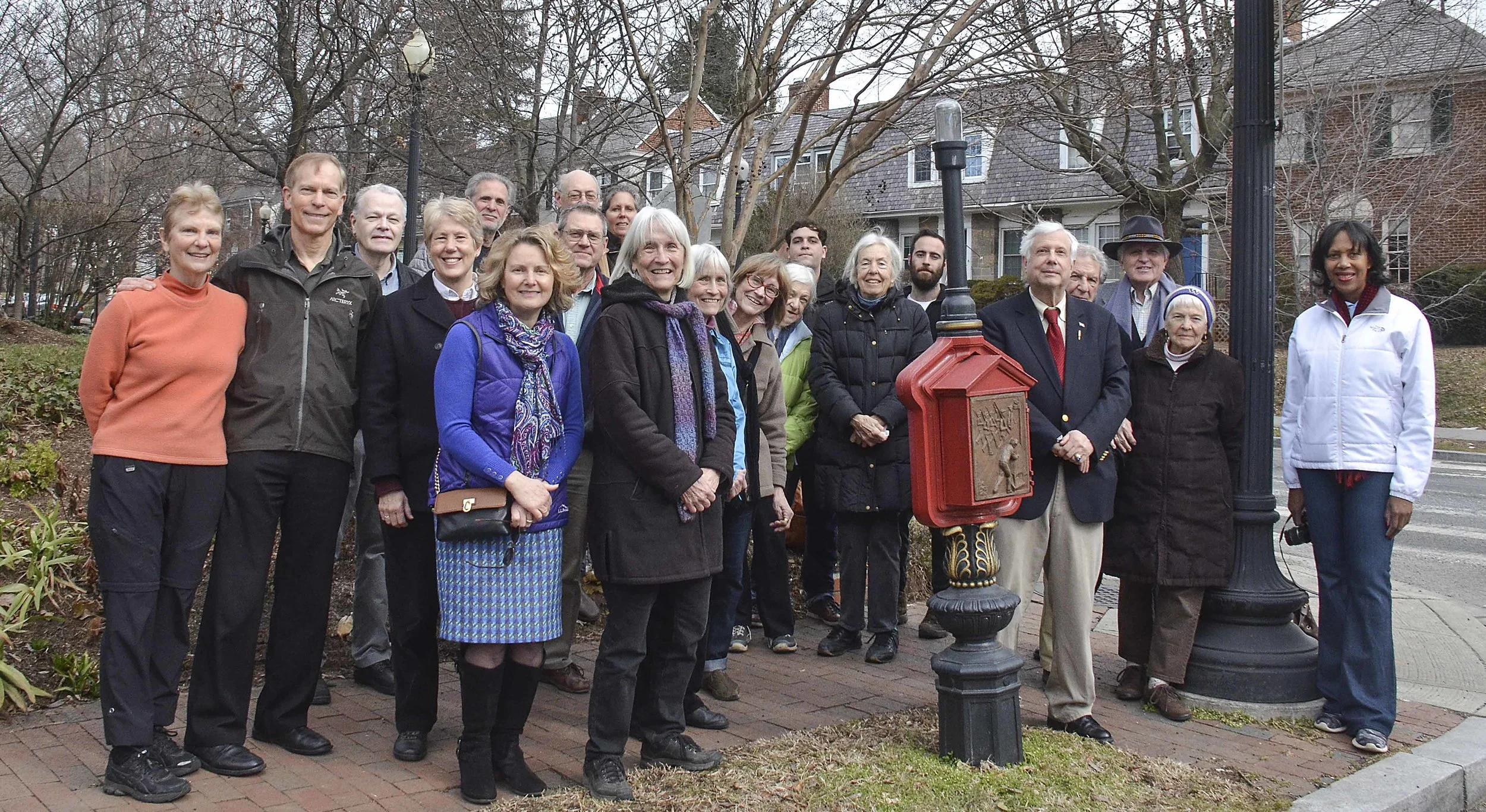 Now complete, tHE RESTORED CALL BOXES PreservE a precious part of Burleith's history while beautifying and enlightening our community. all Photos by Linda Brooks unless otherwise noted.