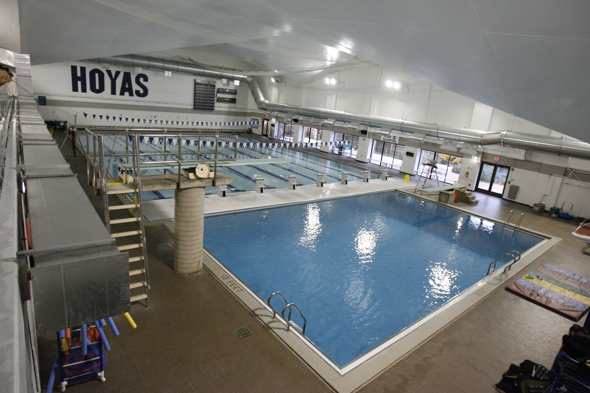 The Aquatics Department offers a variety of lessons in McCarthy Pool for novices and experienced swimmers alike.