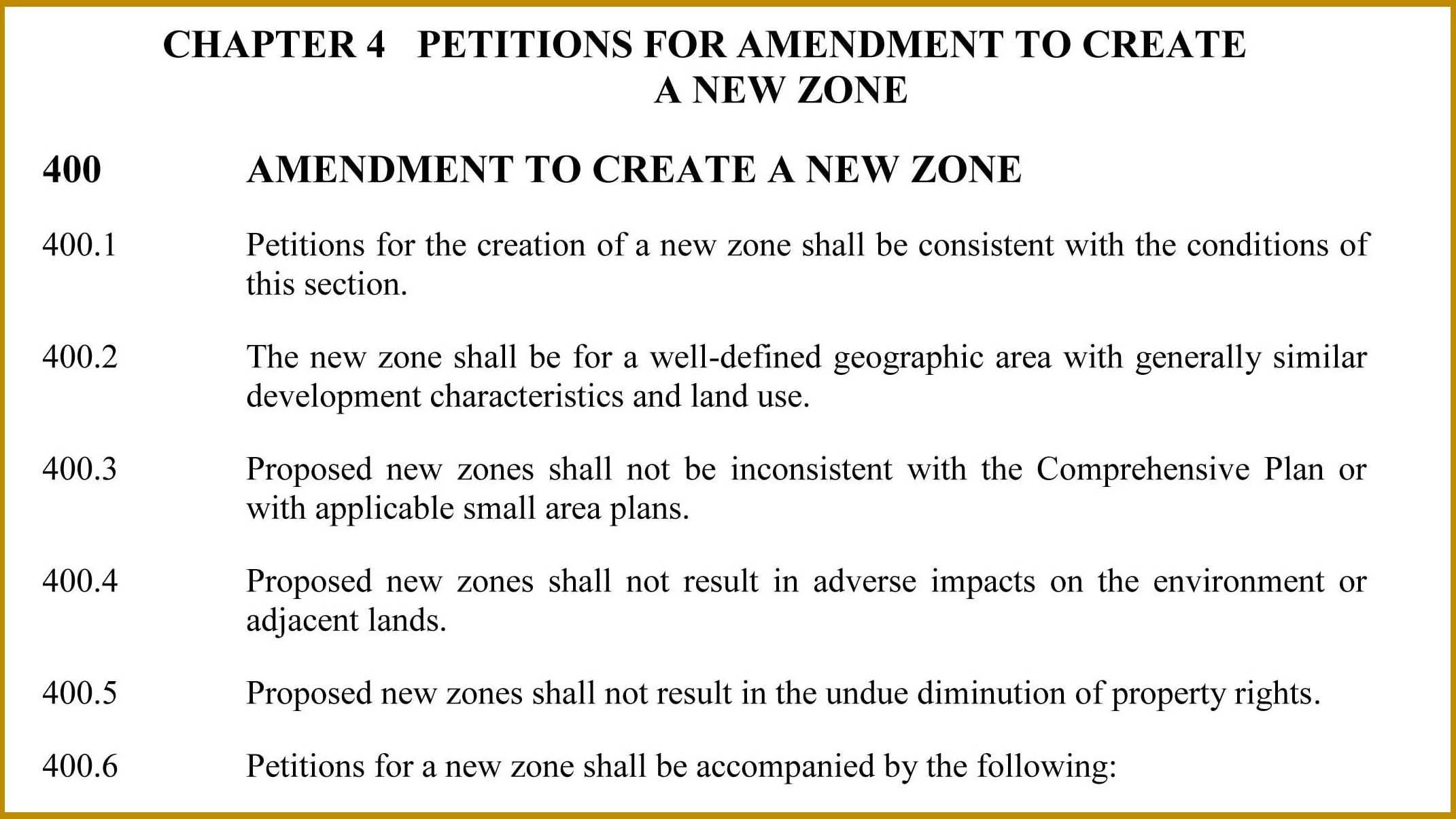 Custom Zoning Summary