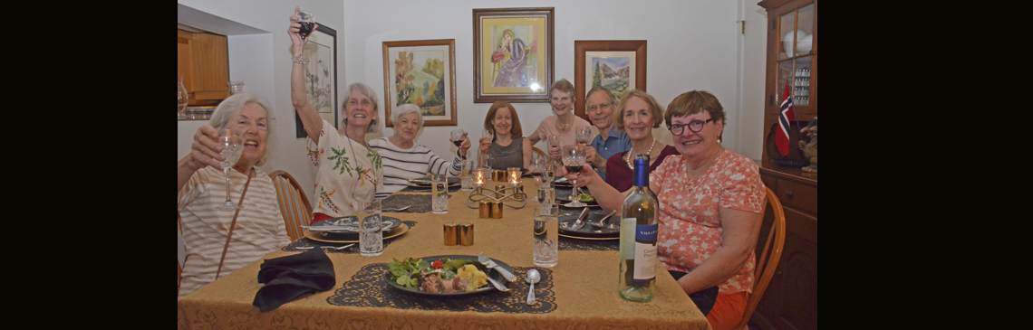 Pot Luck Dinner at Home of Linda Brooks - May 4, 2018