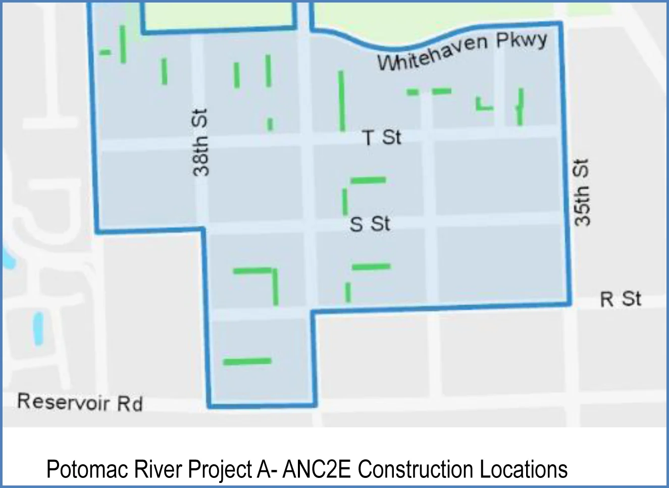 All 43 facilities planned for Burleith and Glover Park can be found on the project’s interactive map on the project website ’s homepage.