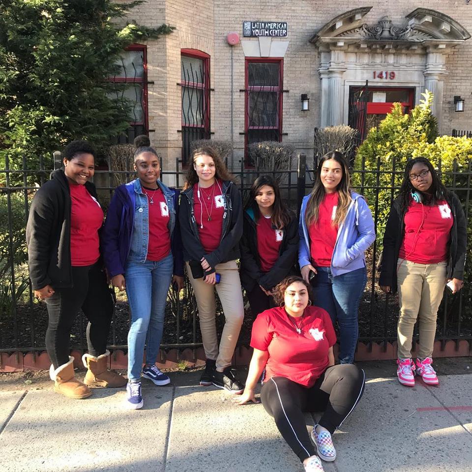 Members of our Youth Prevention Leadership Corps, who come from Wards 1 and 2.