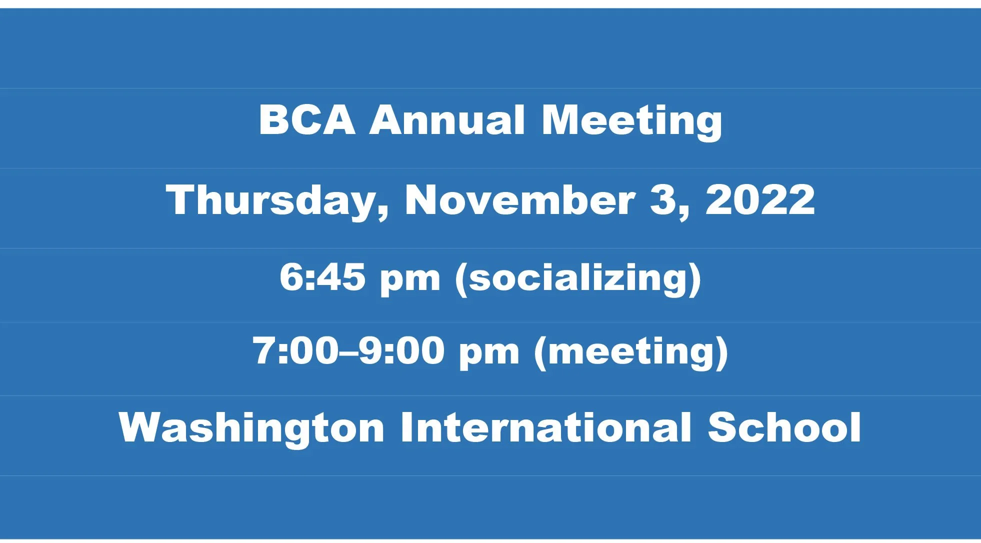 Annual Mtg + Election 