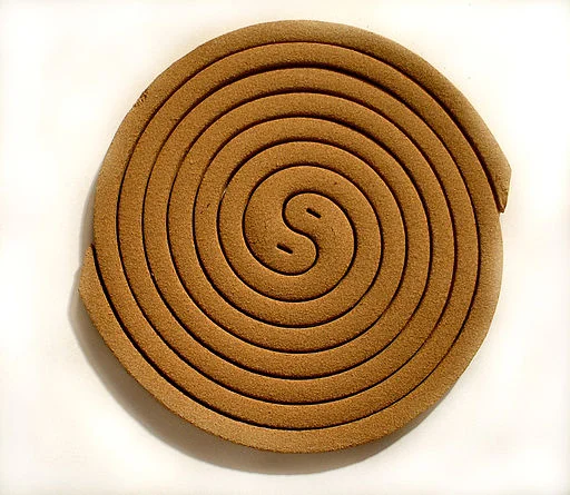 Mosquito coils - seemed to demonstrate the ubiquity of yin-yang. Haragayato .