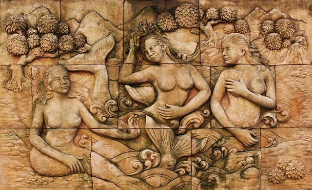 The ladies in the ward. Flossie on the left. Mama centre. Photo of a sculpture by Dean Moriarty .