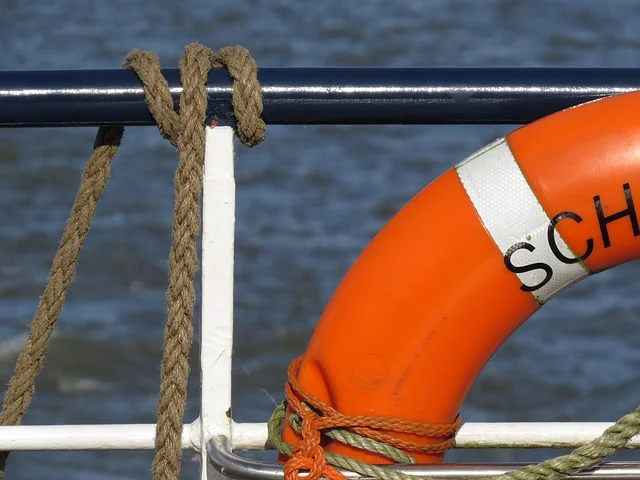Life-preserver. Pic by Helmut Jungclaus .