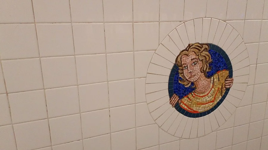 New York subway art. Photo by Jess Hawsor .
