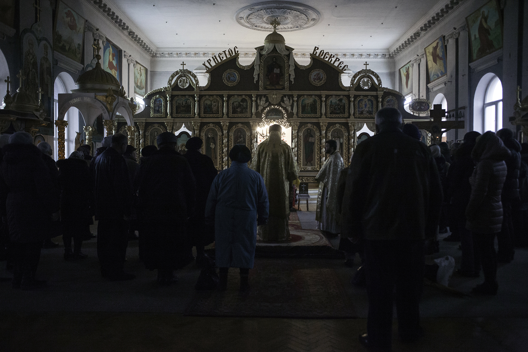 Orthodox community following Kiev Patriarchate, Simferopol, Crimea 2014